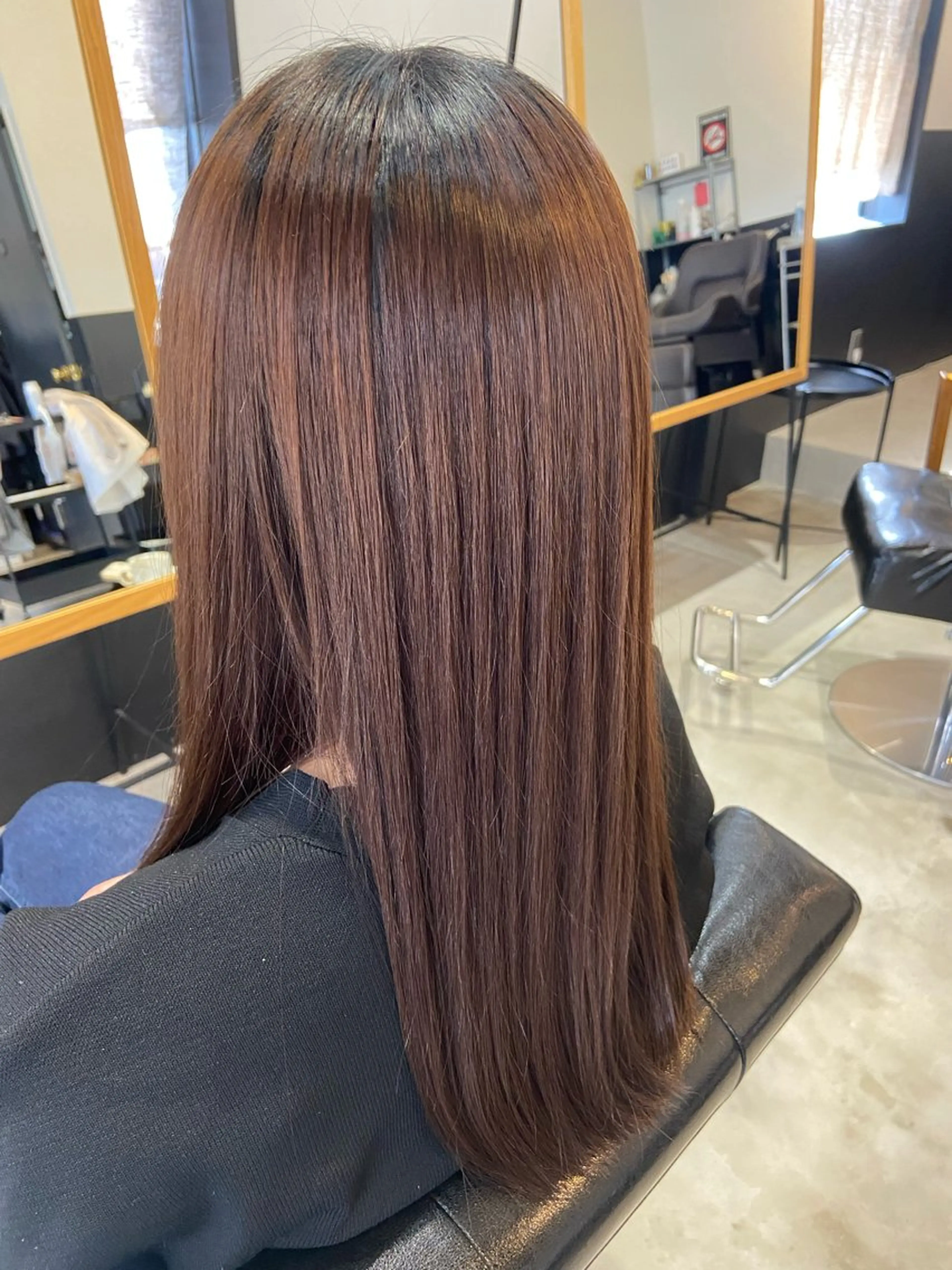 セミロング 縮毛矯正 hair salon TOKUNAGA所属・💫縮毛矯正/ カット💫徳永あい子のヘアスタイル