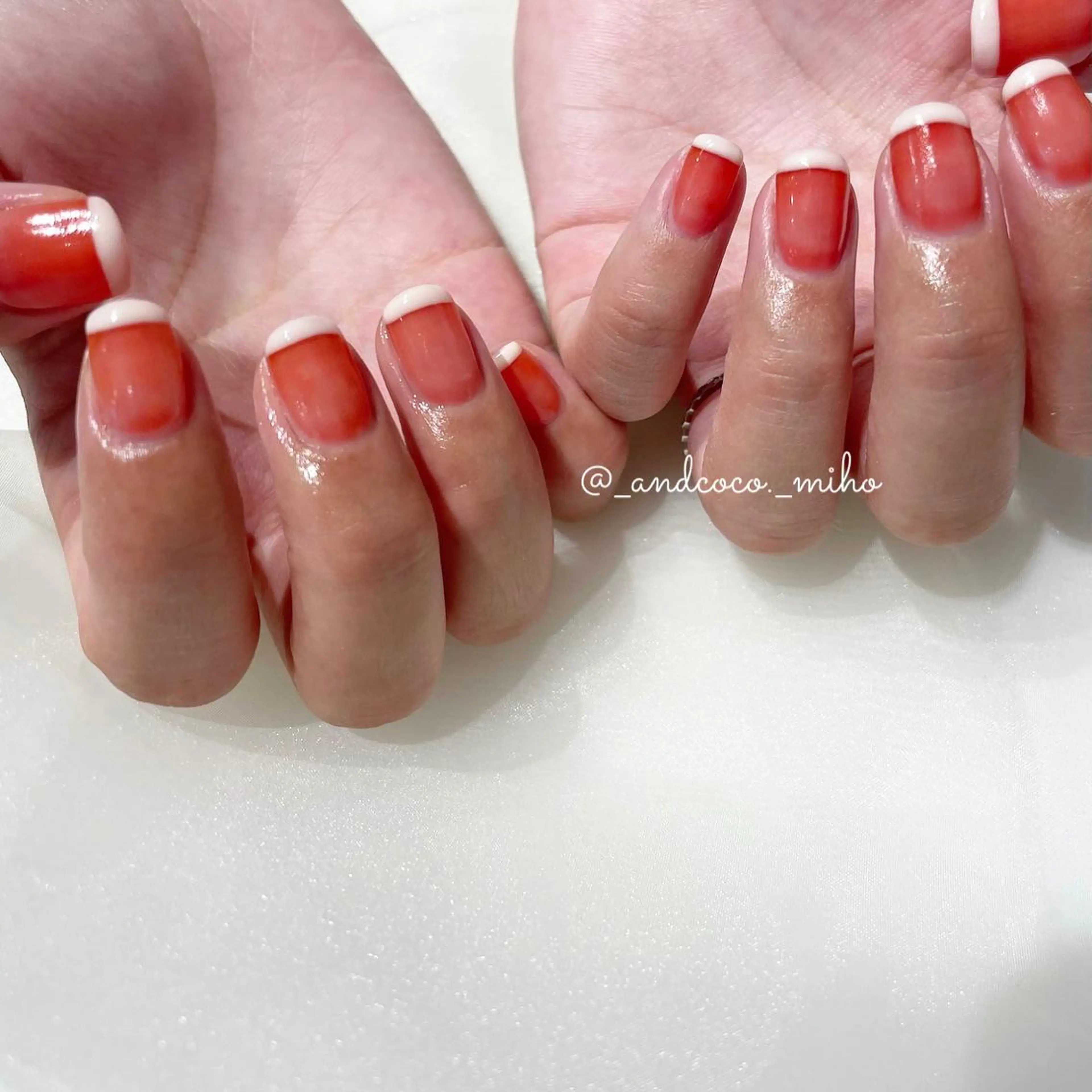 ネイル ハンドネイル And  & coco. eyelash & nail所属・Nailist〻 mihoのネイルデザイン