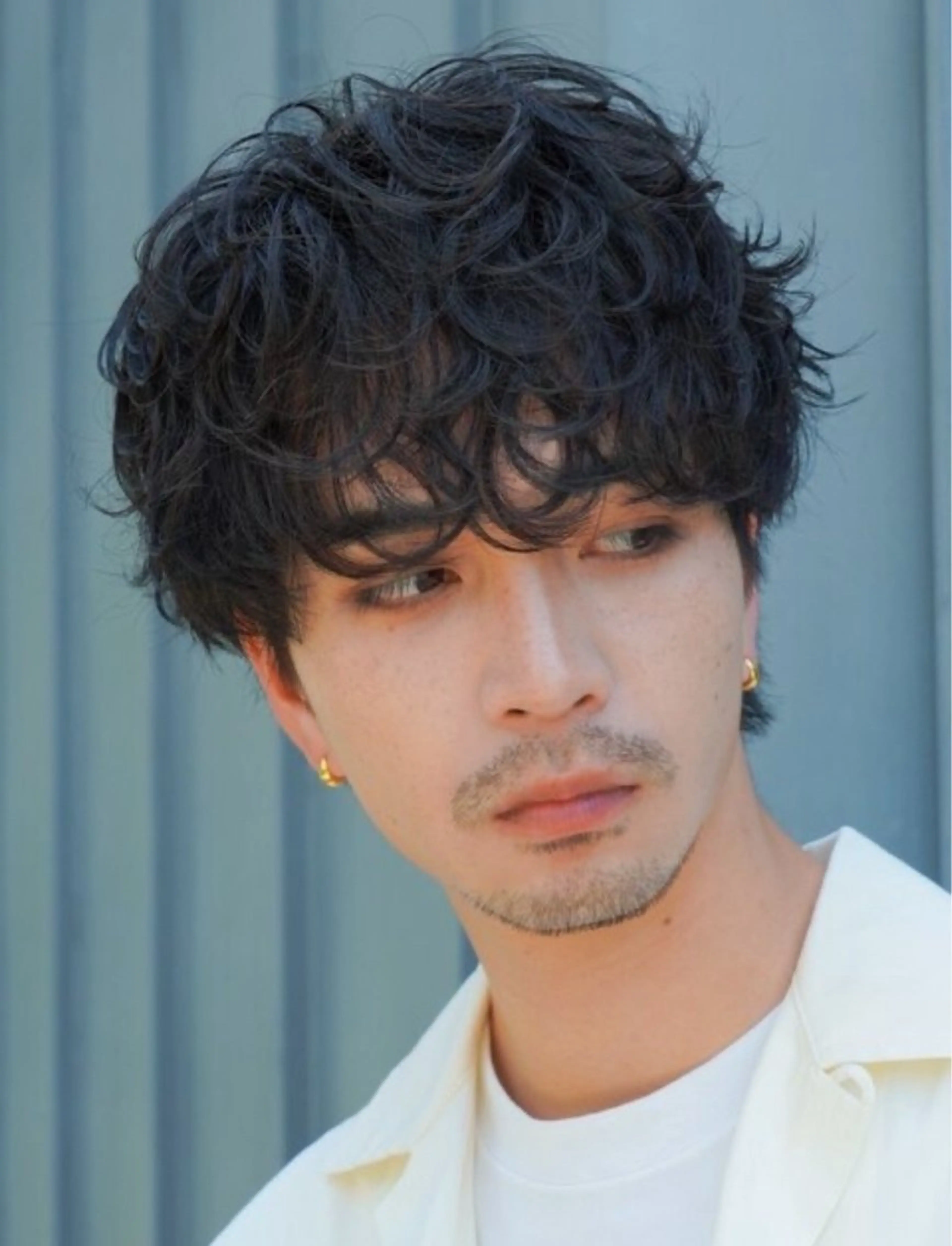 パーマ メンズ メンズパーマ ストレートパーマ カット パーマ 🎀メンズパーマ☆ 艶カラー☆Syuriのヘアスタイル