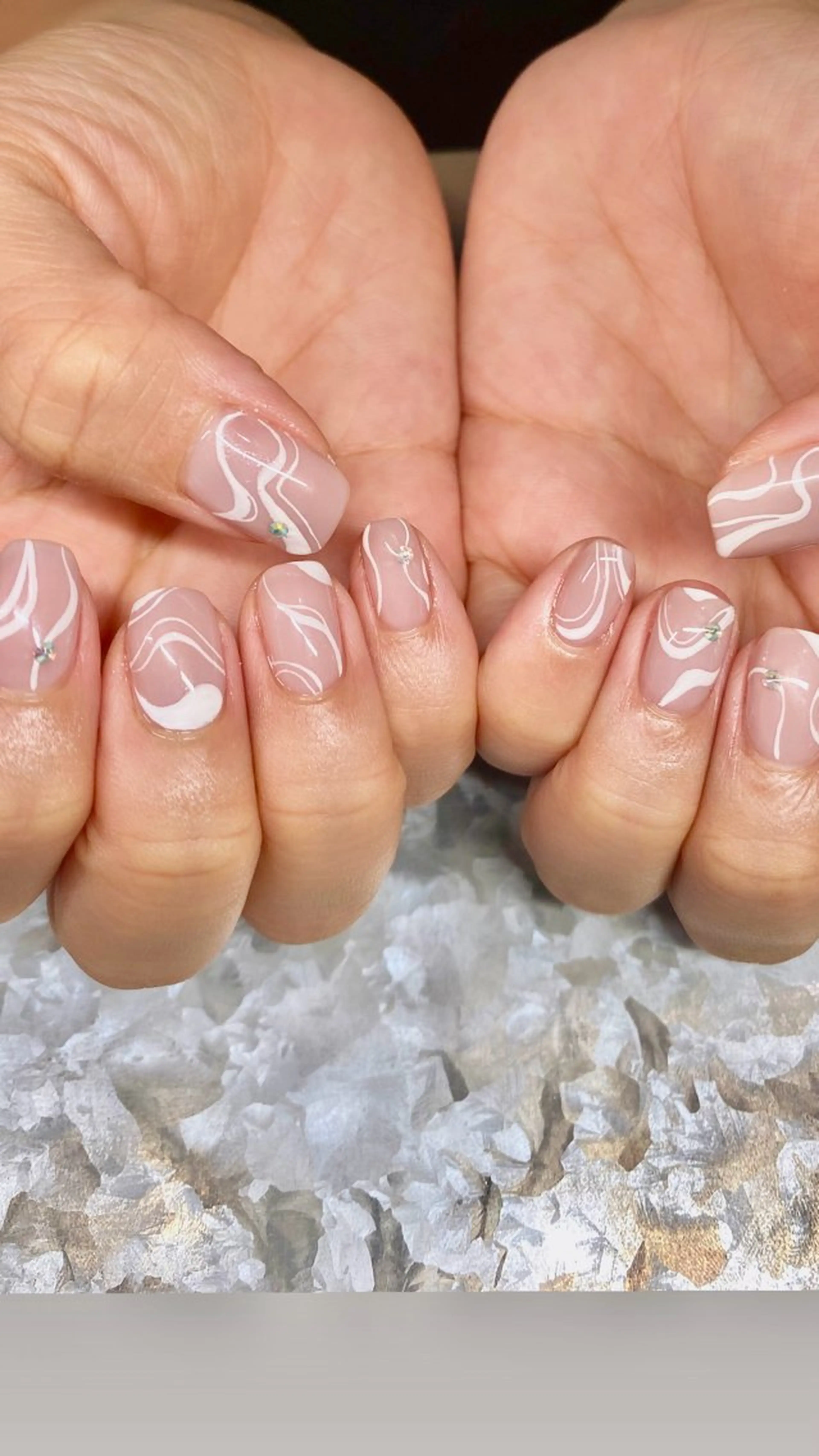 ネイル ハンドネイル 29日マグネット、フ ラッシュ可能❤️のネイルデザイン
