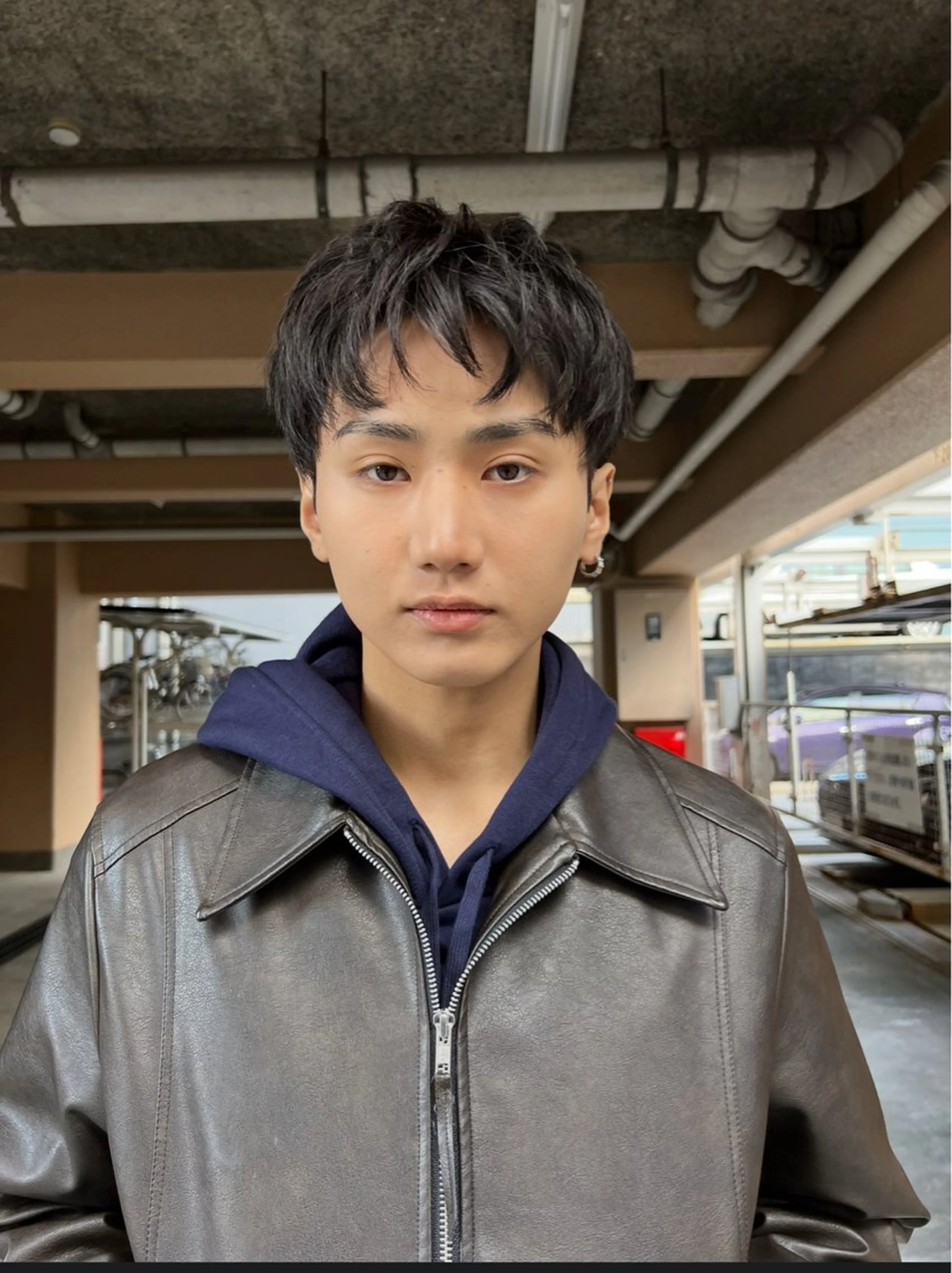 メンズ カット 大阪メンズパーマ /スパイキー/らいのヘアスタイル