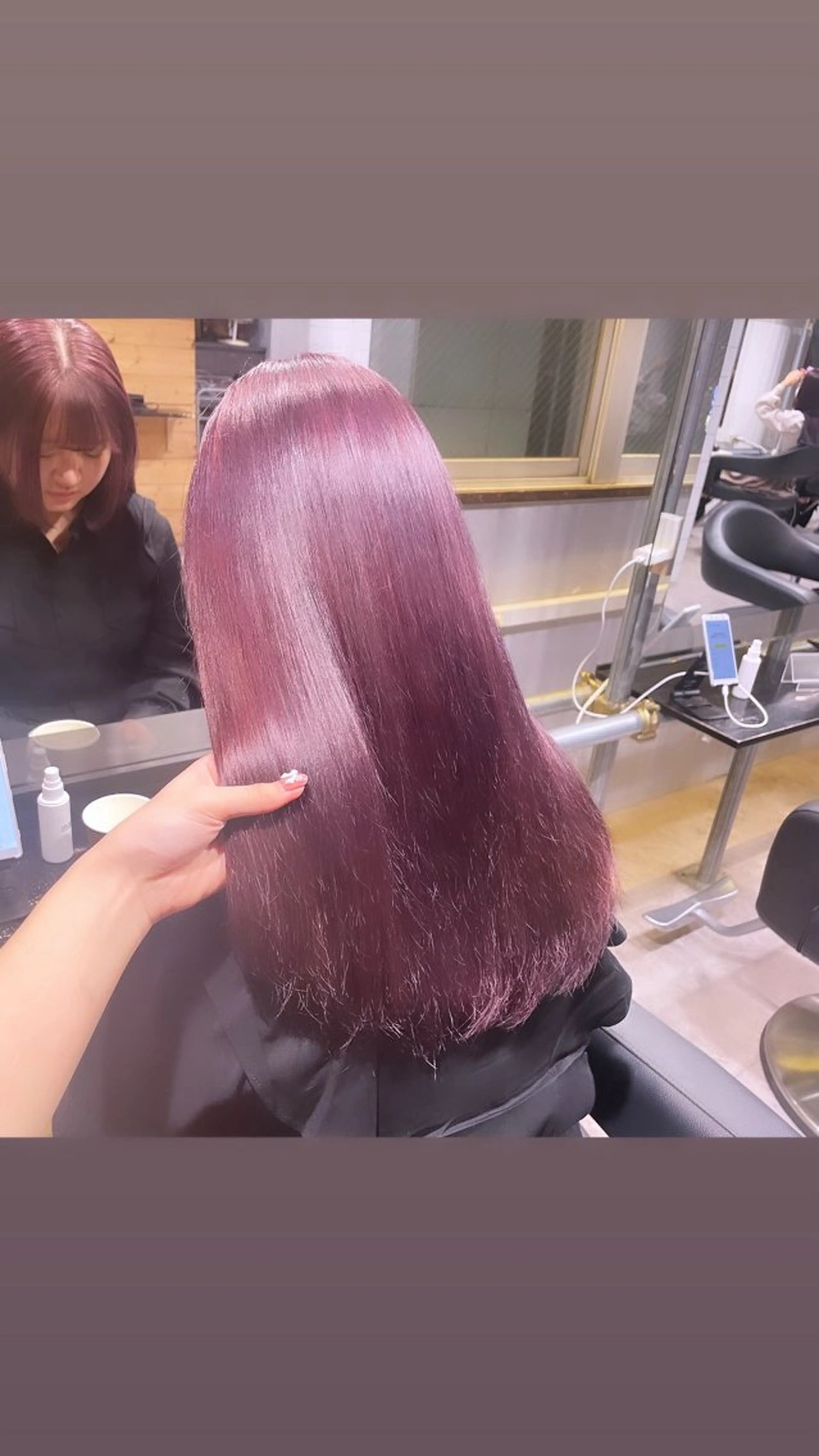ロング ヘアカラー 盛れる暖色🎀ガーリ ーヘア🎀きっかのヘアスタイル