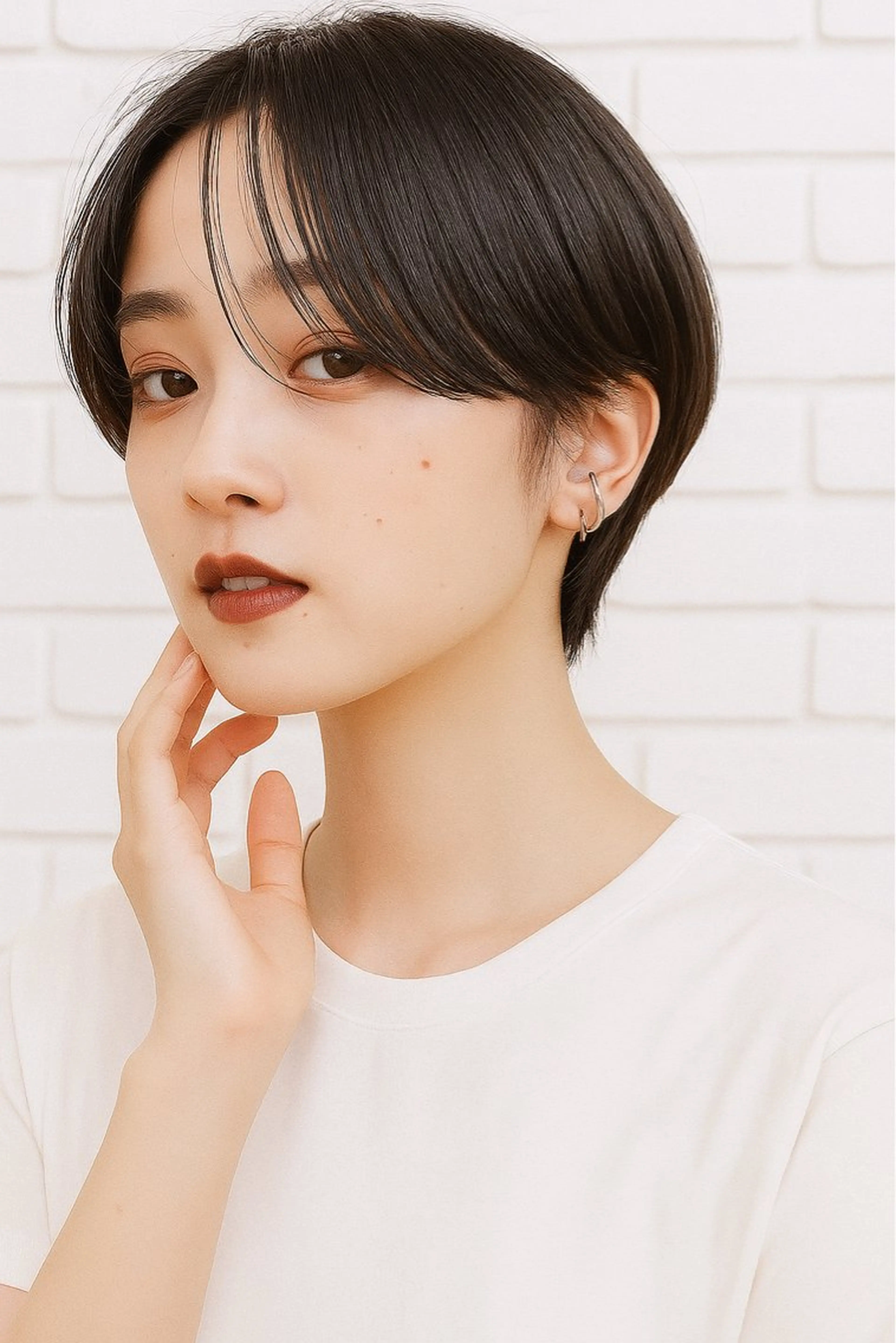 ショートカット + トリートメントの写真