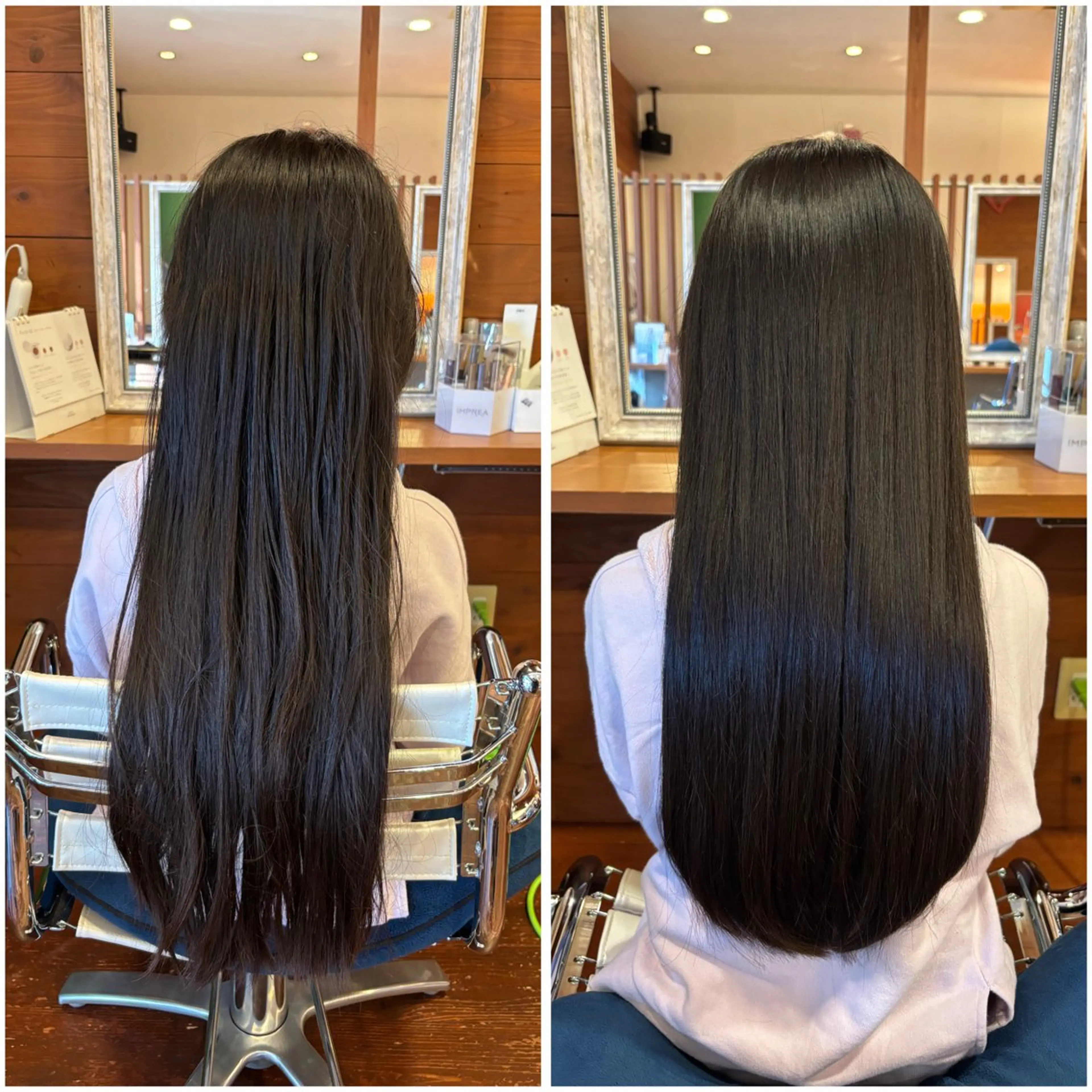 ロング キッズ カット peal ark いろはのヘアスタイル