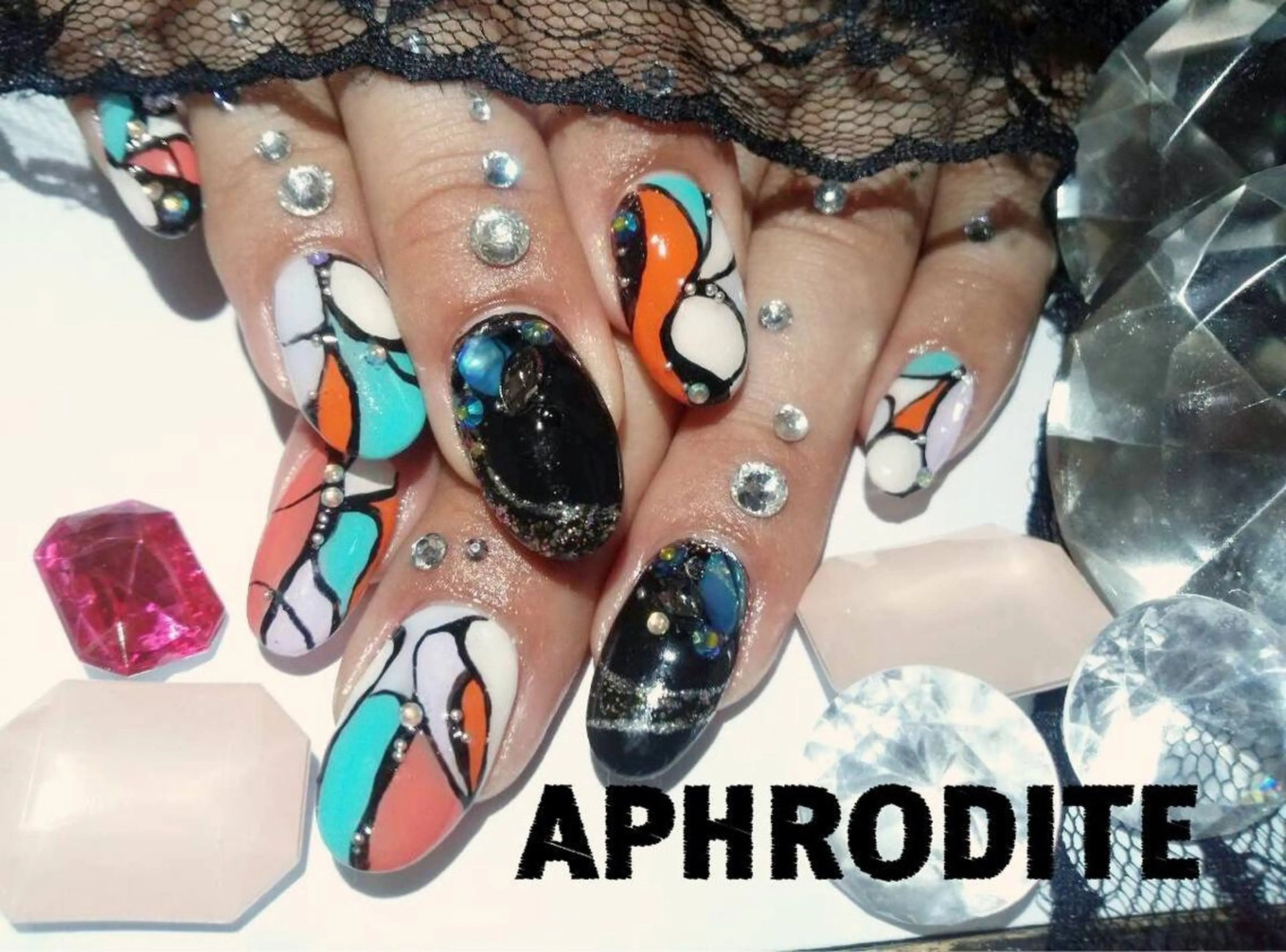 ネイル アートネイル ジェルネイル APHRODITE Nagisaのネイルデザイン