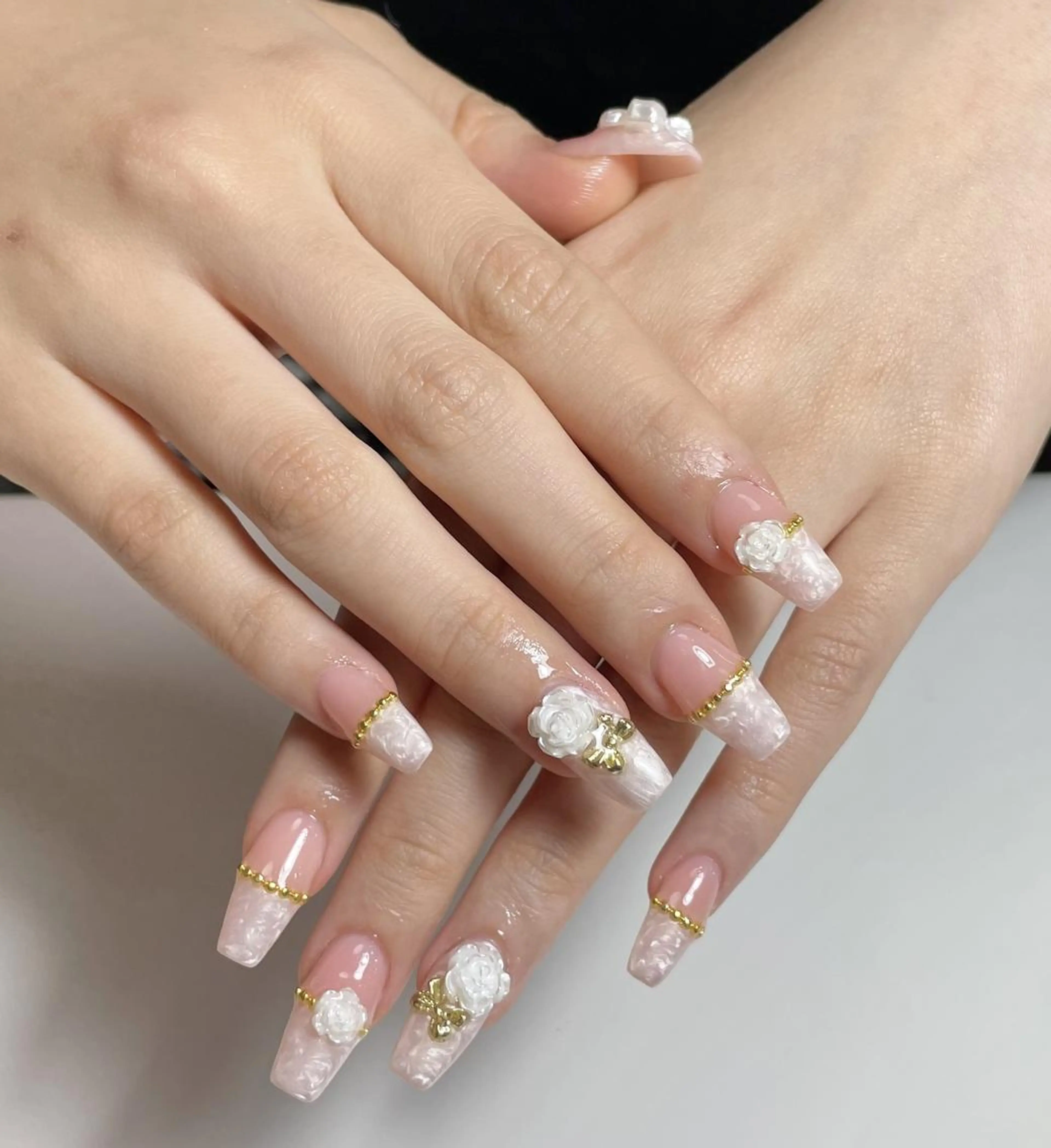 ネイル ハンドネイル ハンドケア 🍑 momo_nailのネイルデザイン