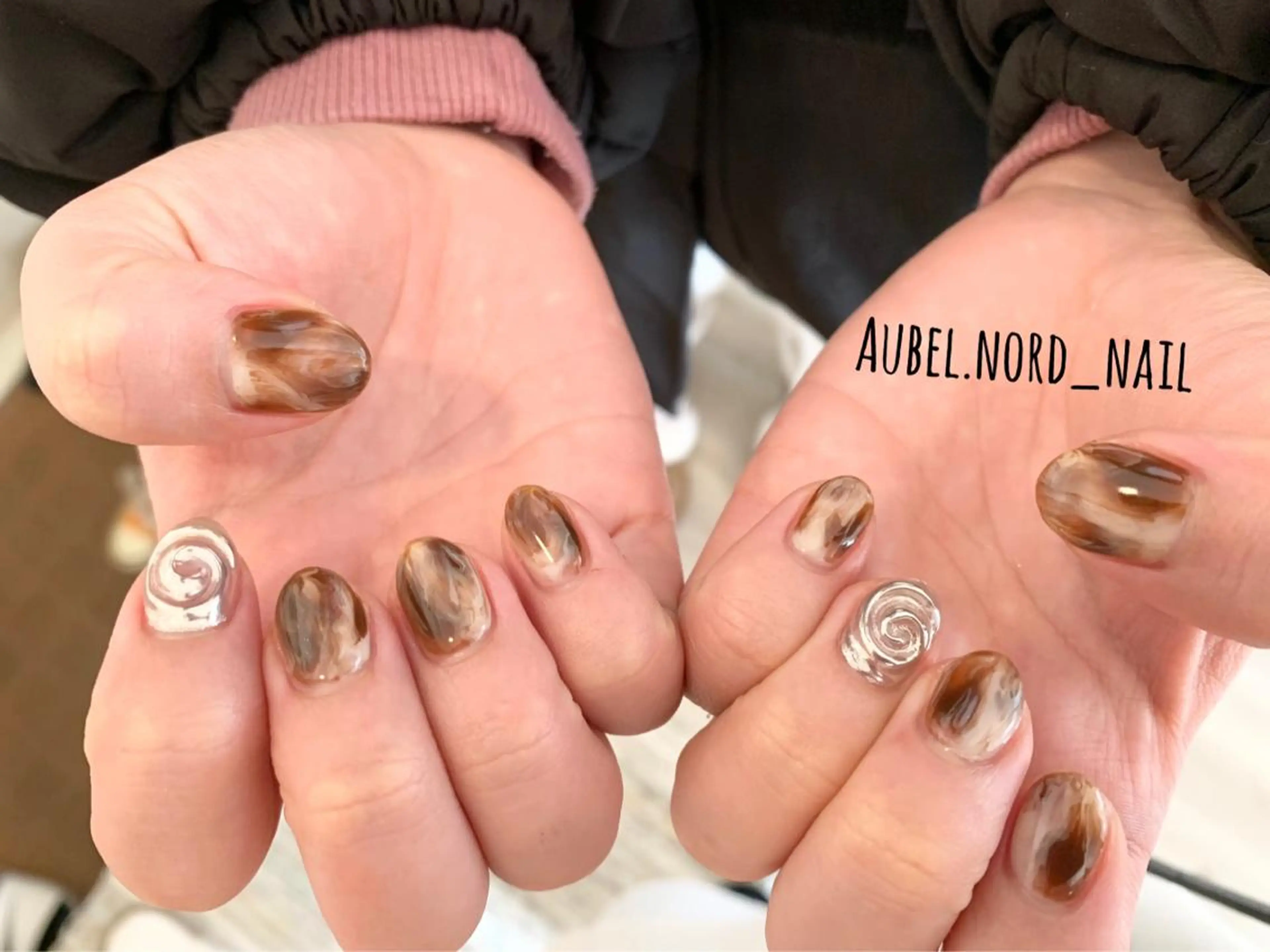 ネイル ニュアンスネイル Aubel.nord_nail所属・Aubel.nord オーベルノールのネイルデザイン