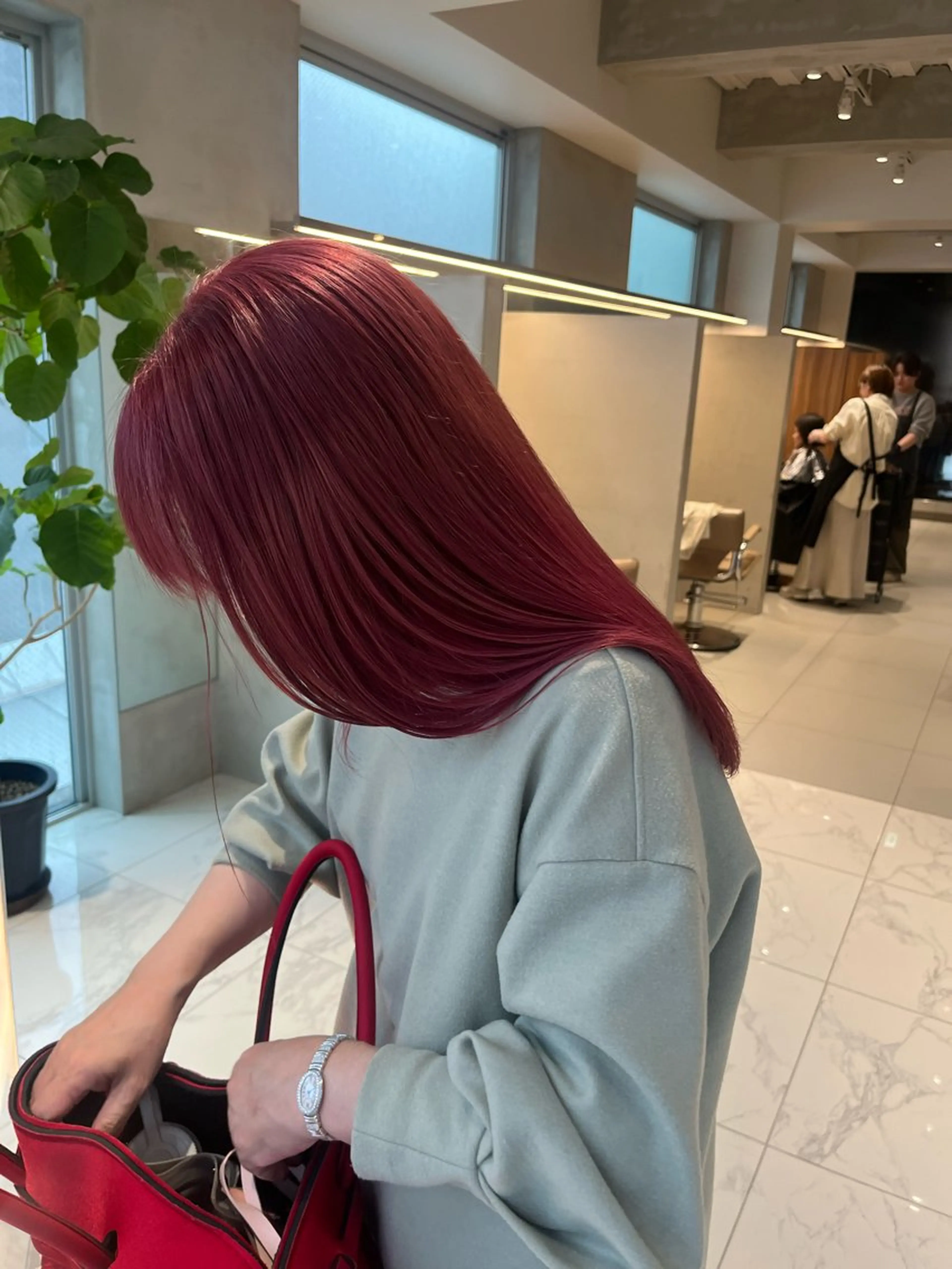 セミロング カラー ブリーチ ダブルカラー ショート/ボブ 🫧kaede🫧のヘアスタイル