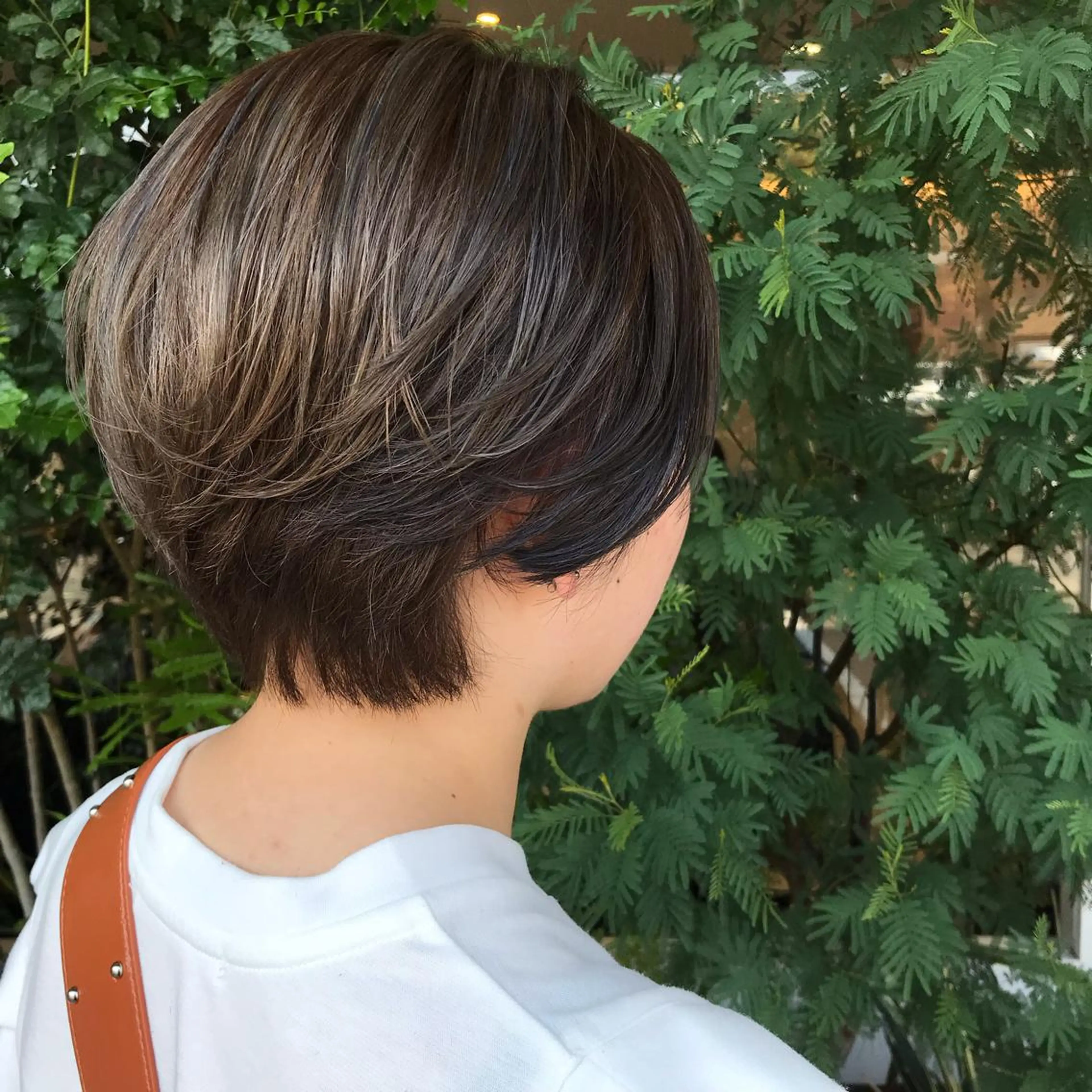 ショート ハイライト ショートヘア 河田 海陽のヘアスタイル