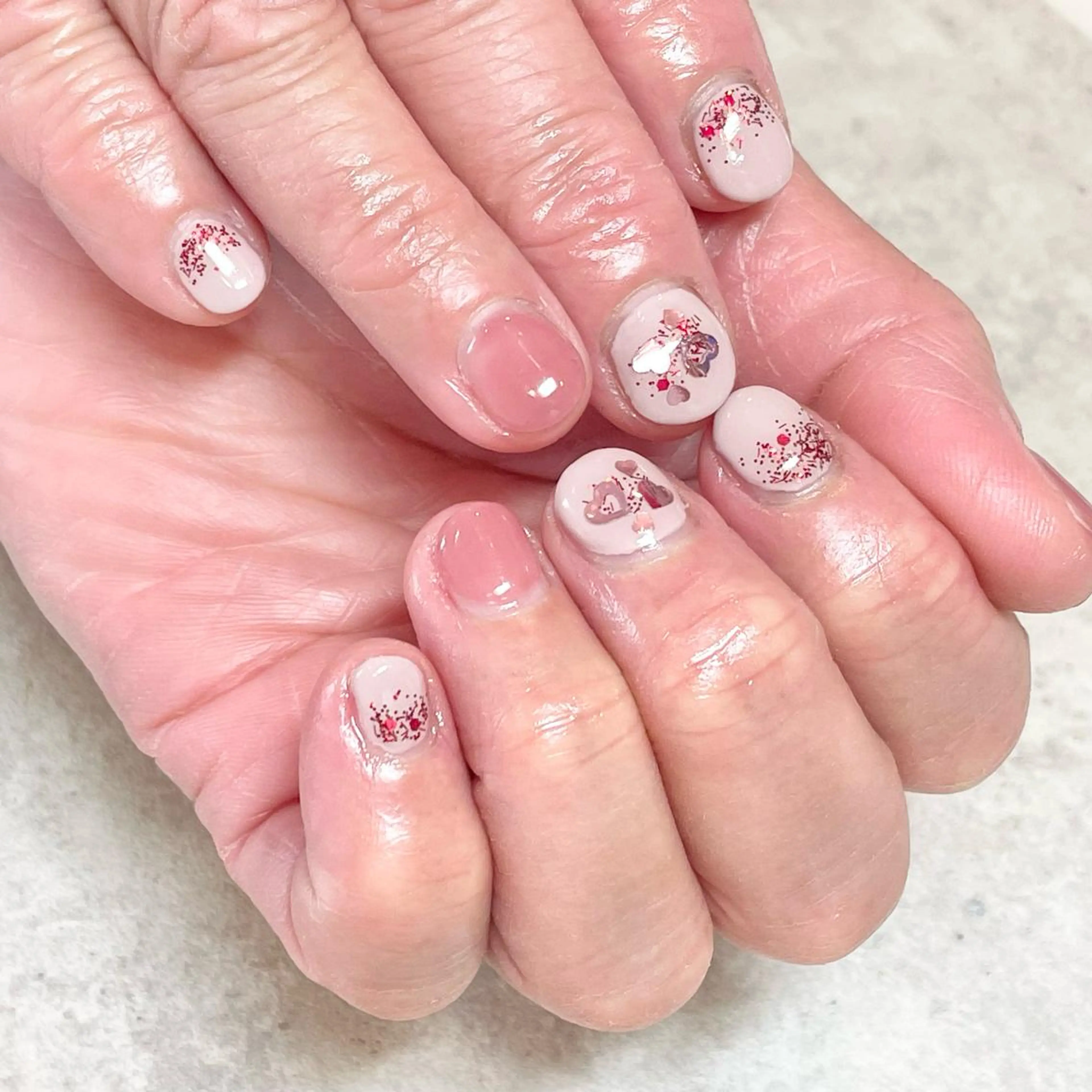 ネイル バレンタイン CHOUETTE Shioriのネイルデザイン