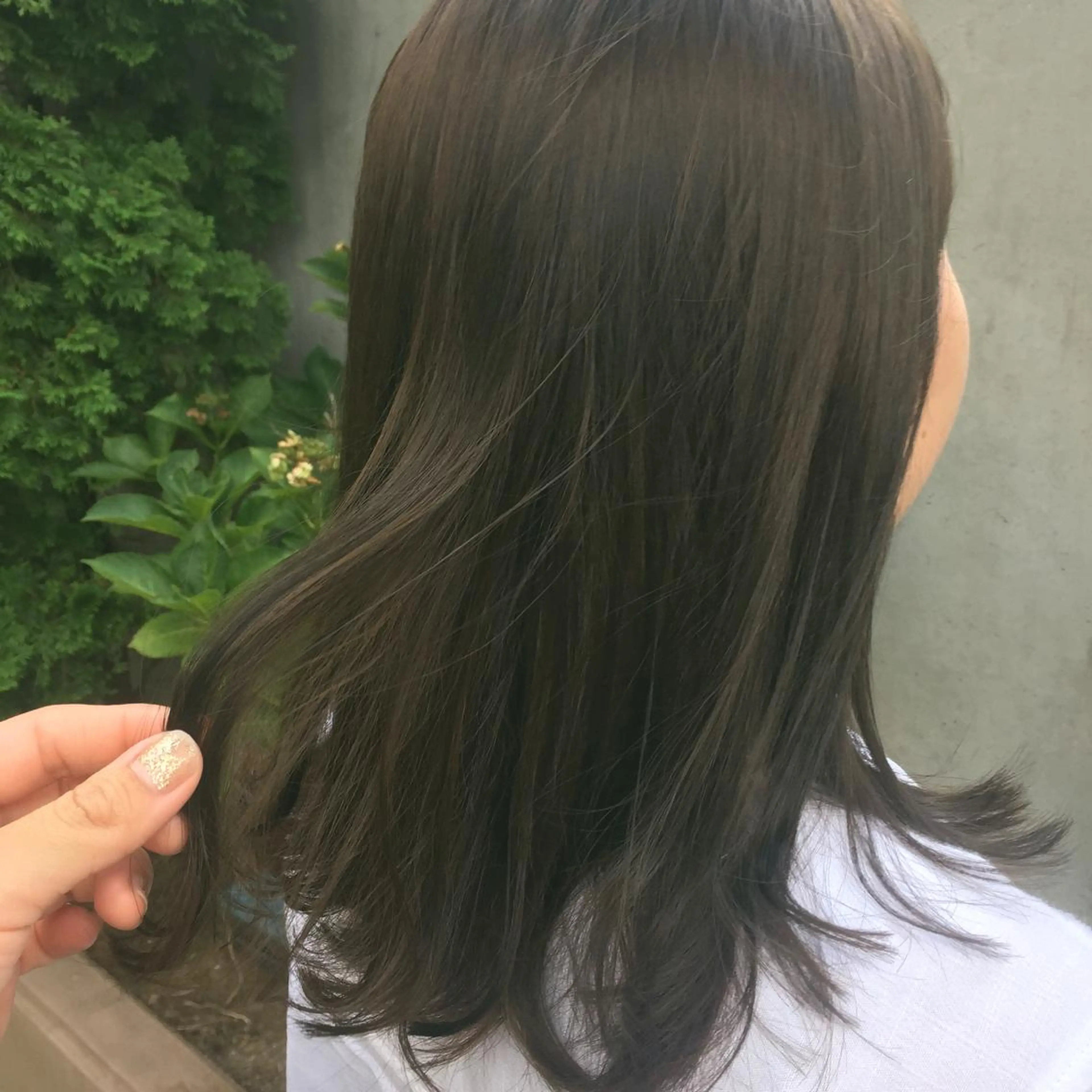 ミディアム カラー カット ヘアカラー トリートメント 柔らかいcolor 🌿harukaのヘアスタイル