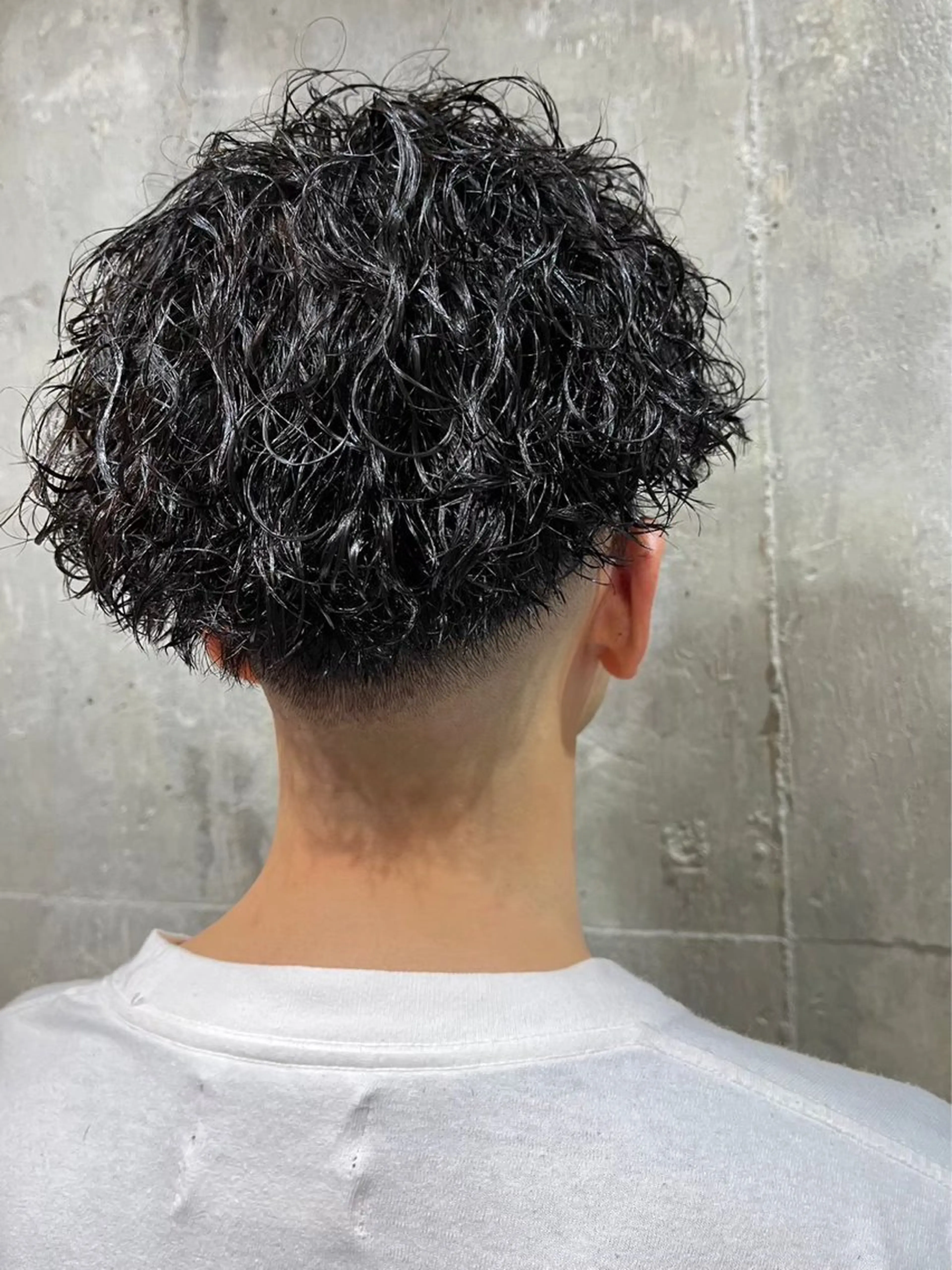 ショート パーマ メンズ メンズパーマ メンズサロン alfRed白井のヘアスタイル