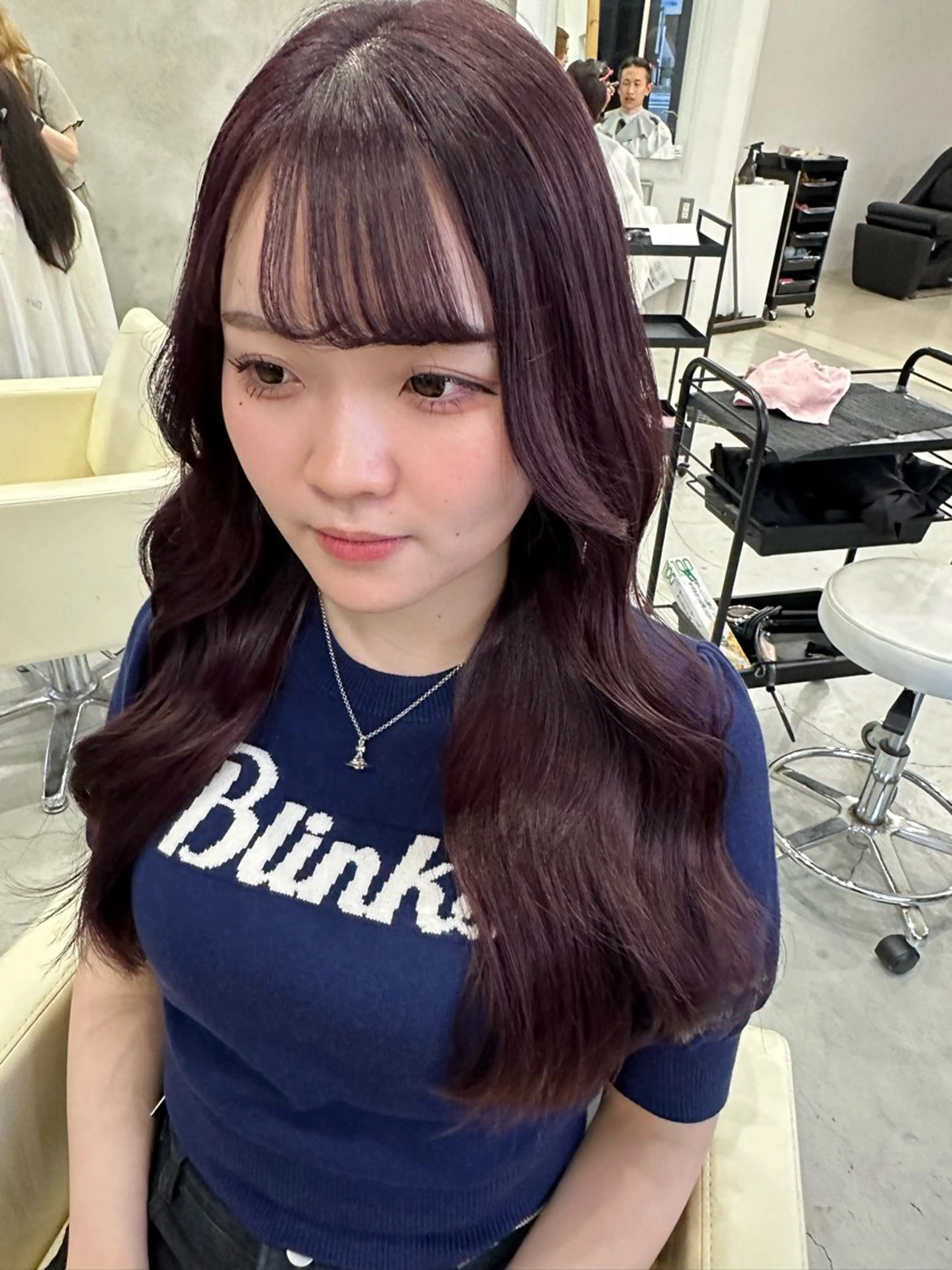 ロング カラー solua所属・さあや 【透け感/艶感】のヘアスタイル