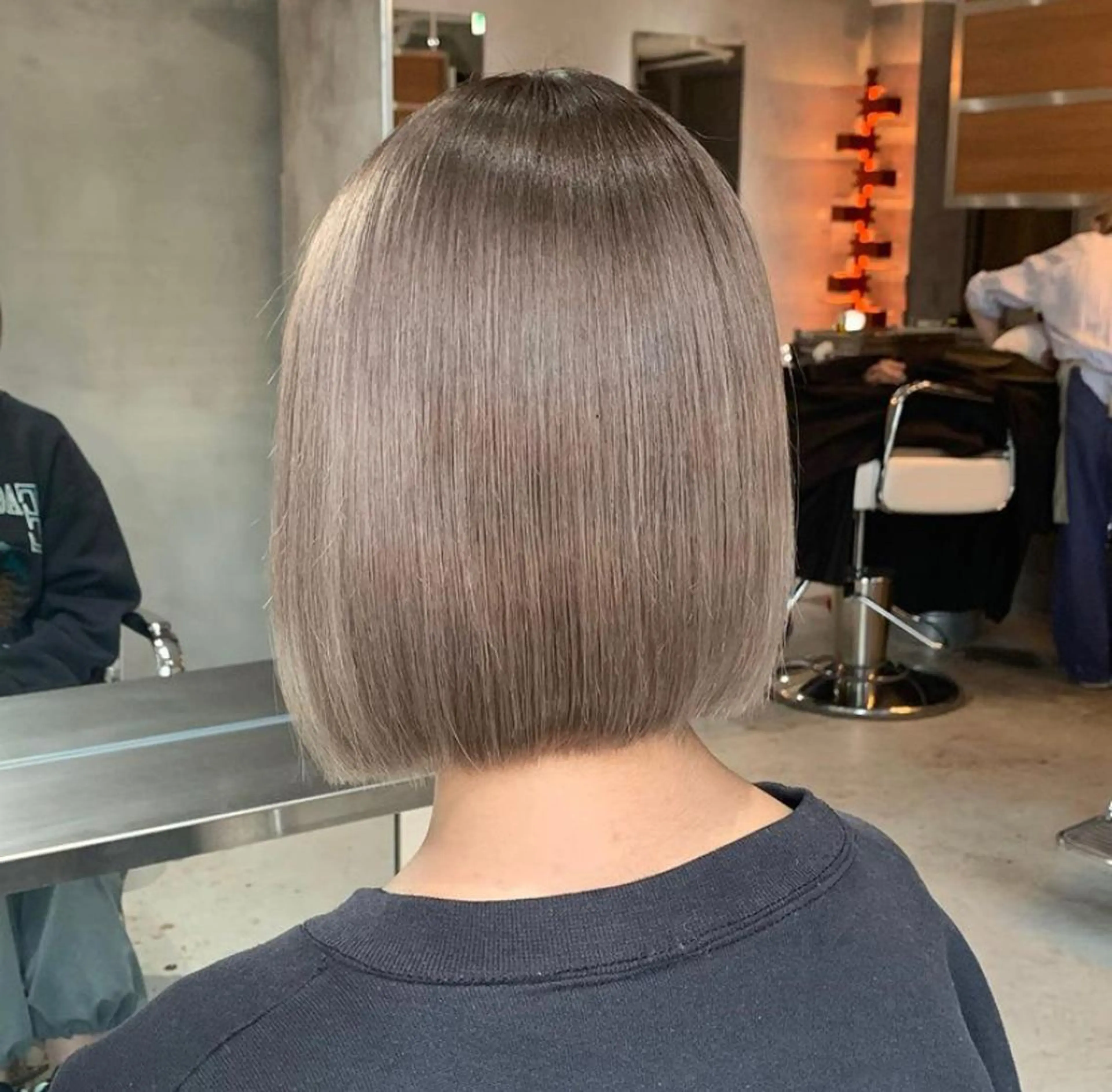 ミディアム LAME所属・RU NAのヘアスタイル