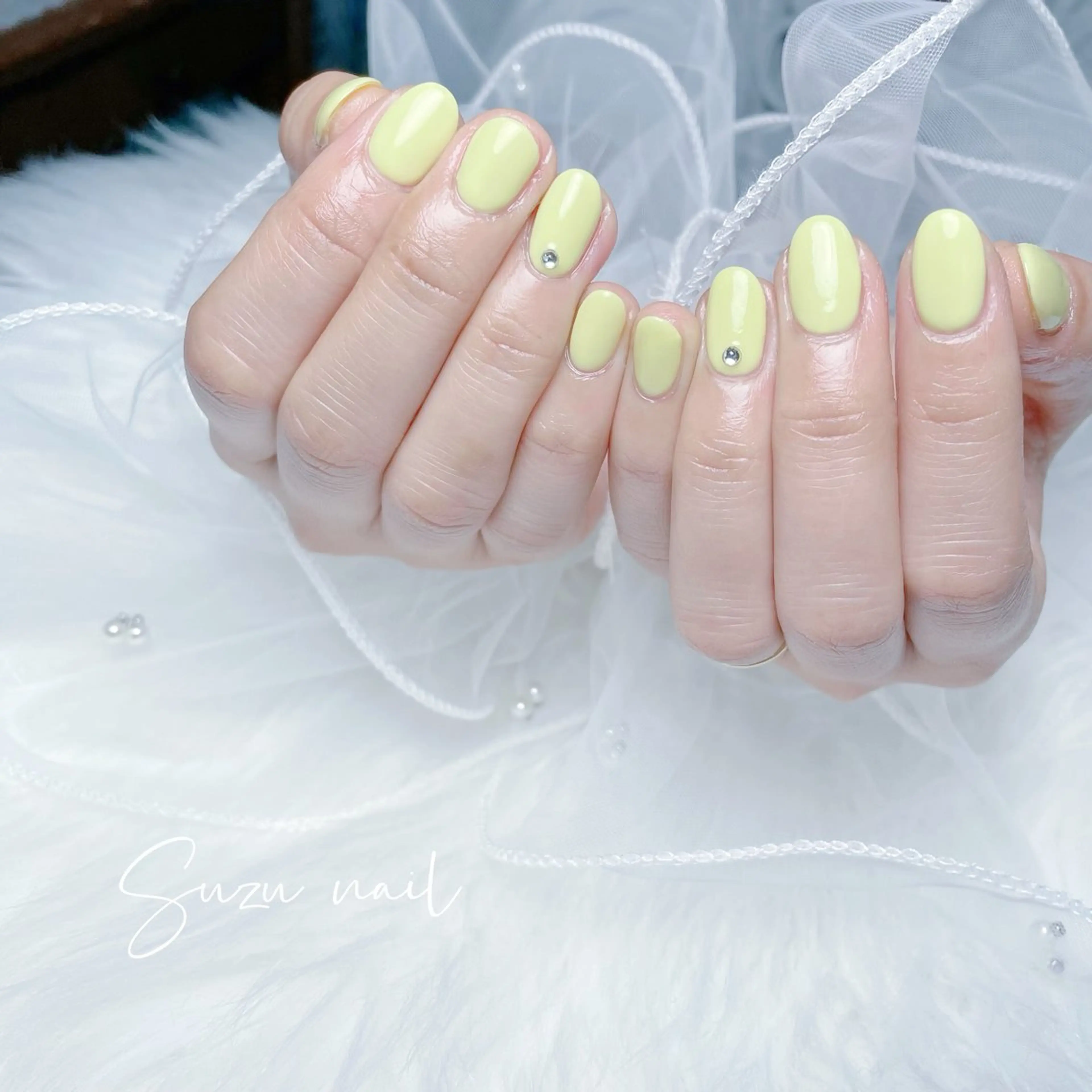 ネイル ワンカラーネイル ハンドネイル ✨Suzu nail✨のネイルデザイン