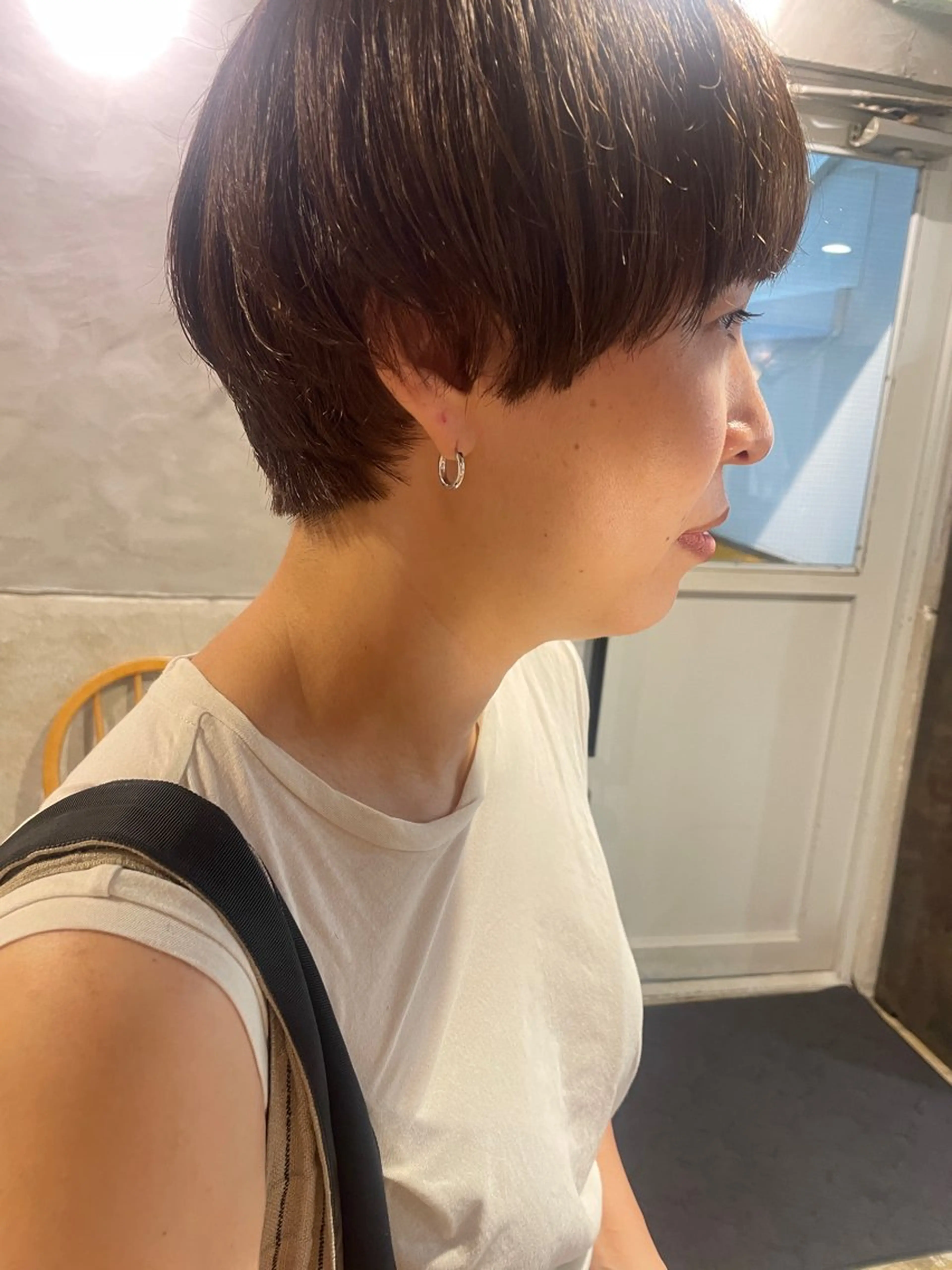 ショート カラー カット ヘアカラー トリートメント さの あやねのヘアスタイル