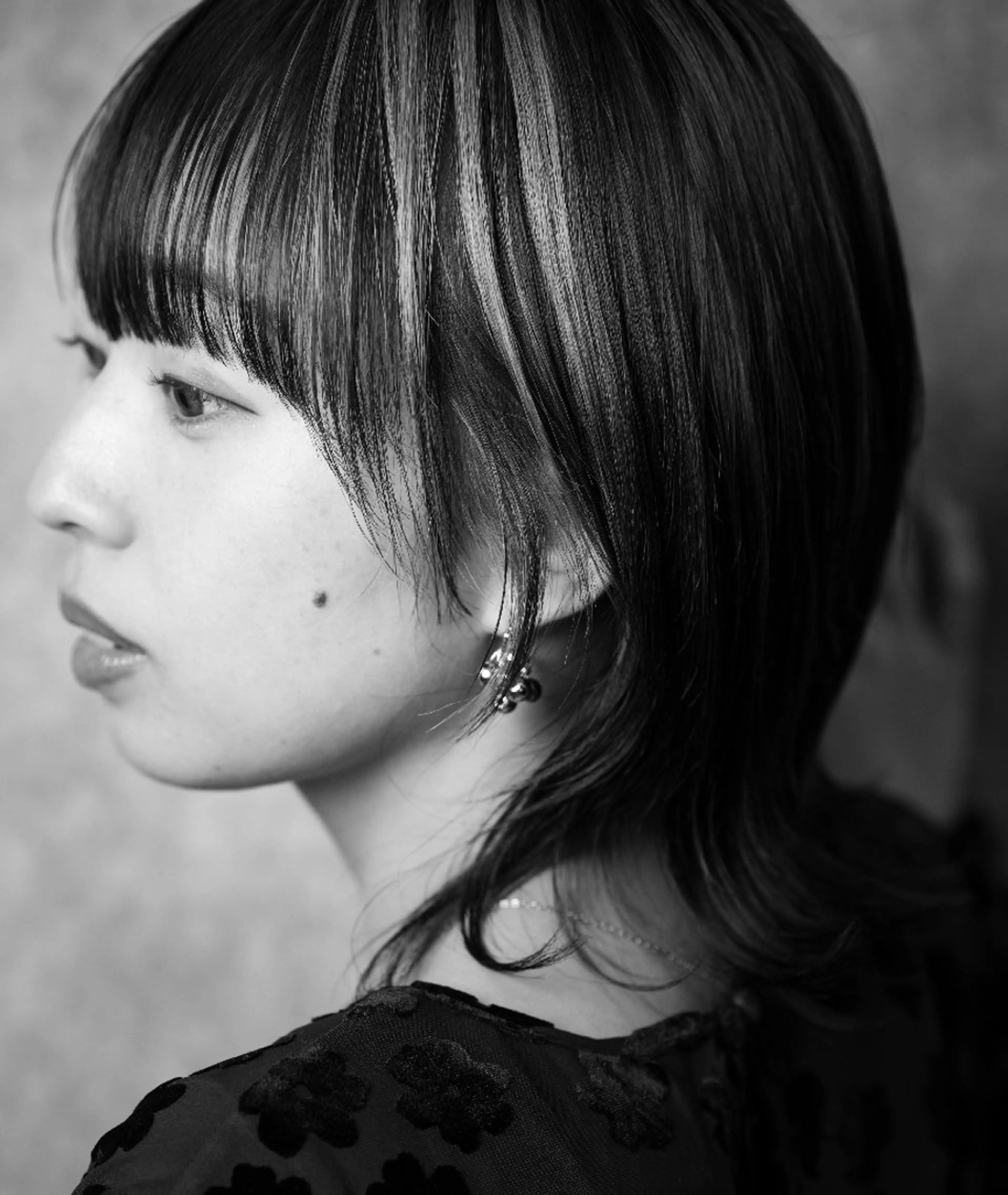 ショート カラー バレイヤージュ ブリーチ 狐カラー グラデーションカラー グレージュ Loop for hair所属・松尾 泰伸のヘアスタイル