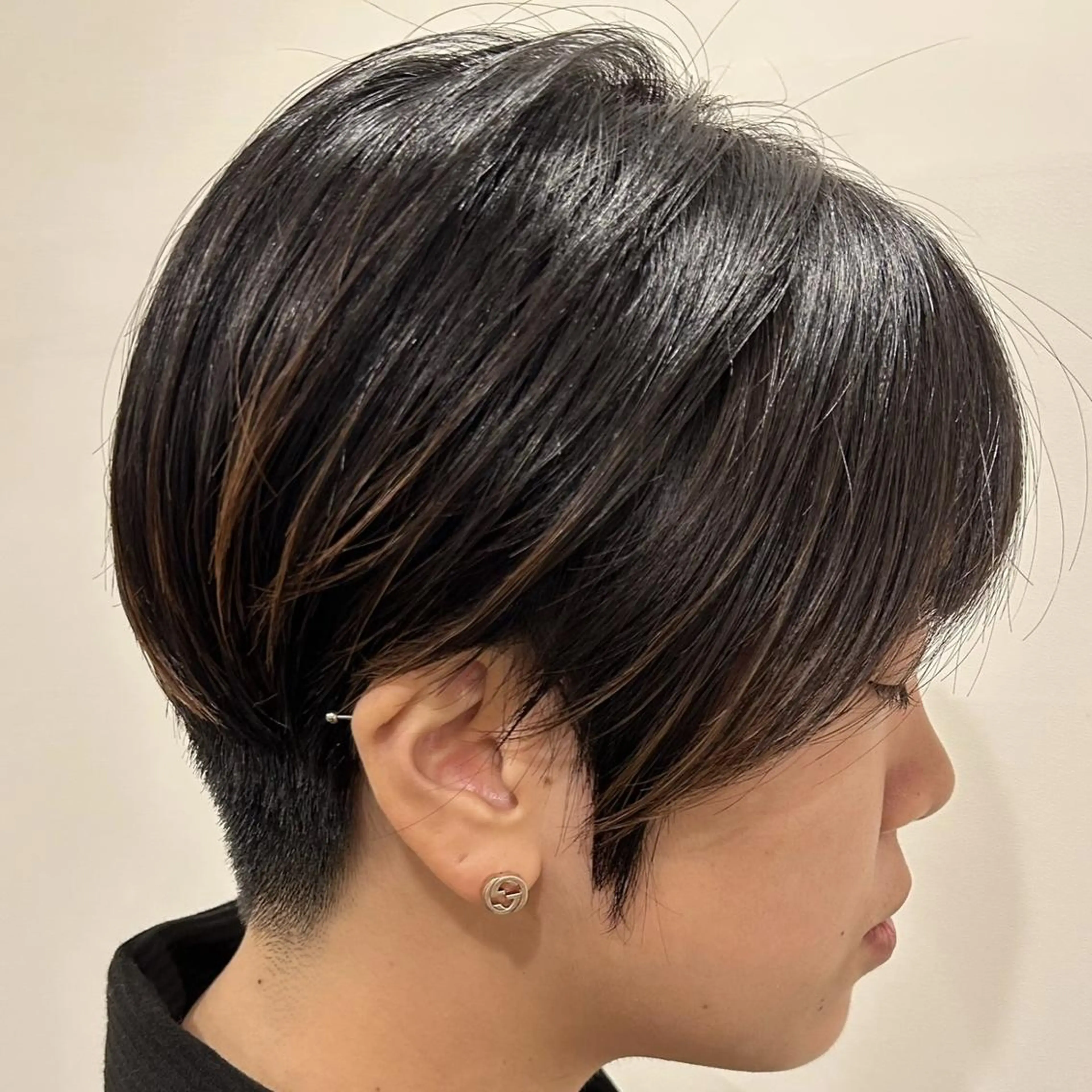 ショート ハンサムショート ショートヘア カット Halo/長居美容室 ショート/ROKIのヘアスタイル