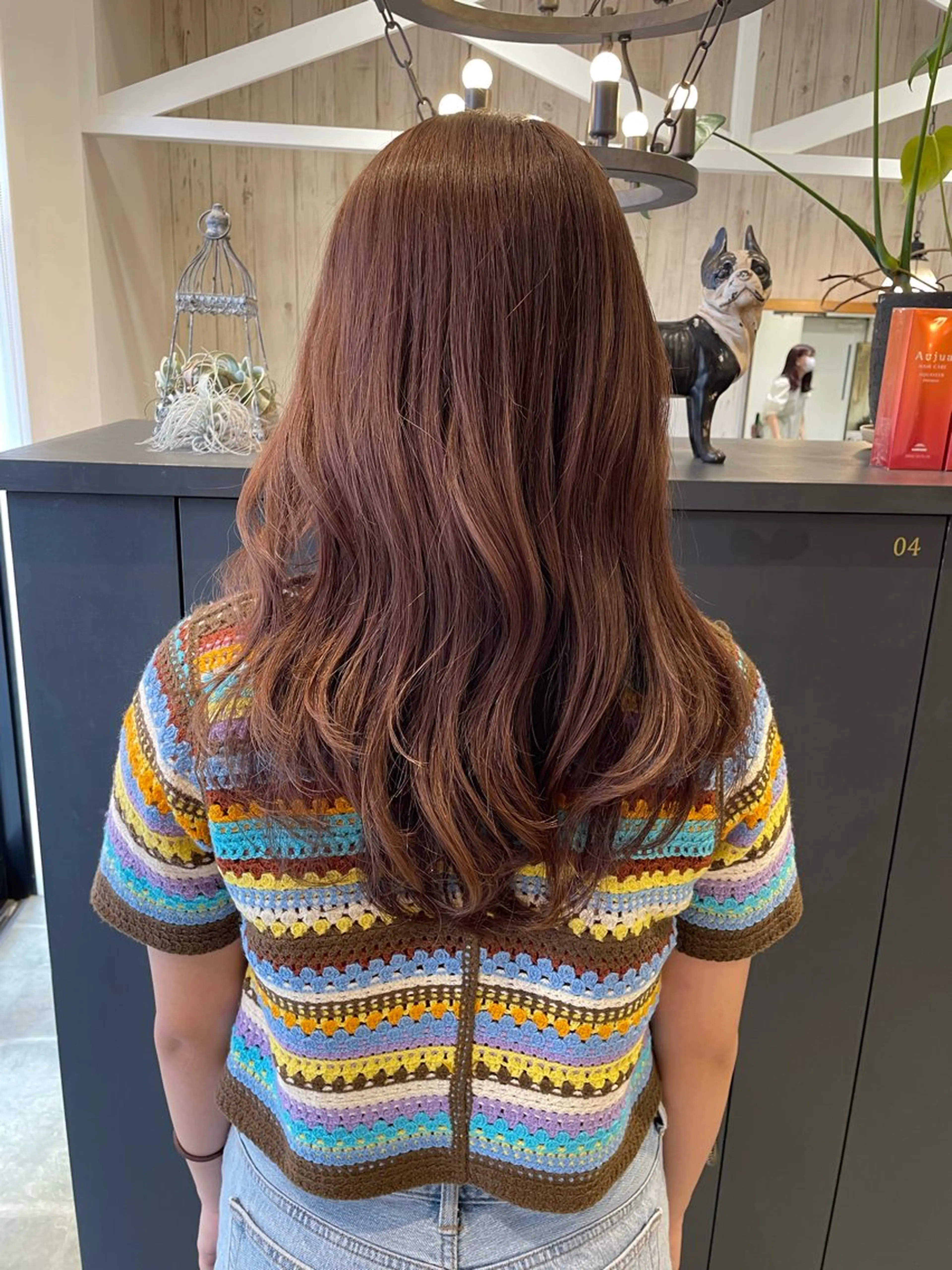 ロング カット ヘアカラー 細沼 葵のヘアスタイル