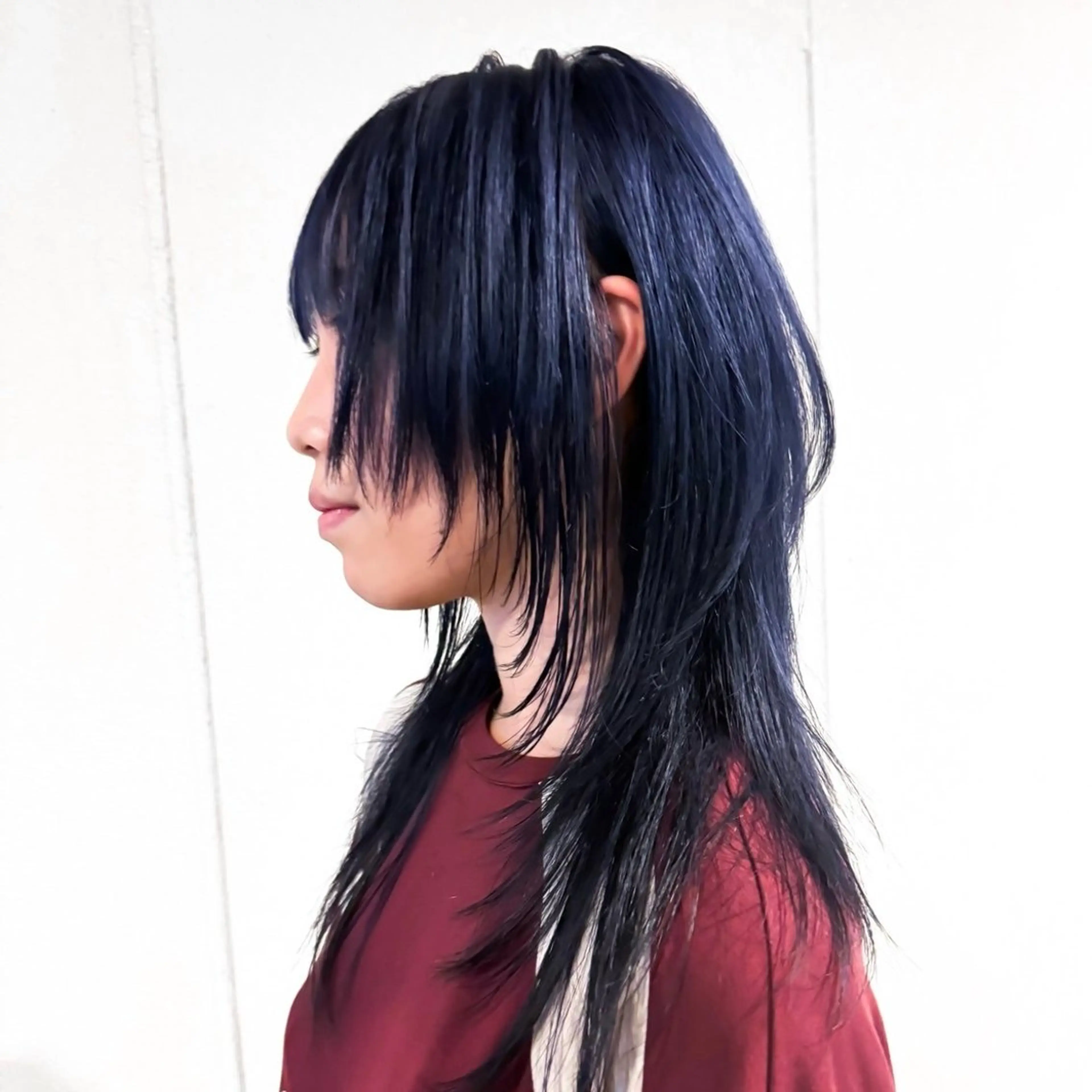 ロング カラー レイヤーカット ヘアカラー トリートメント ハイトーン/ウルフ/ レイヤー/Asukaのヘアスタイル