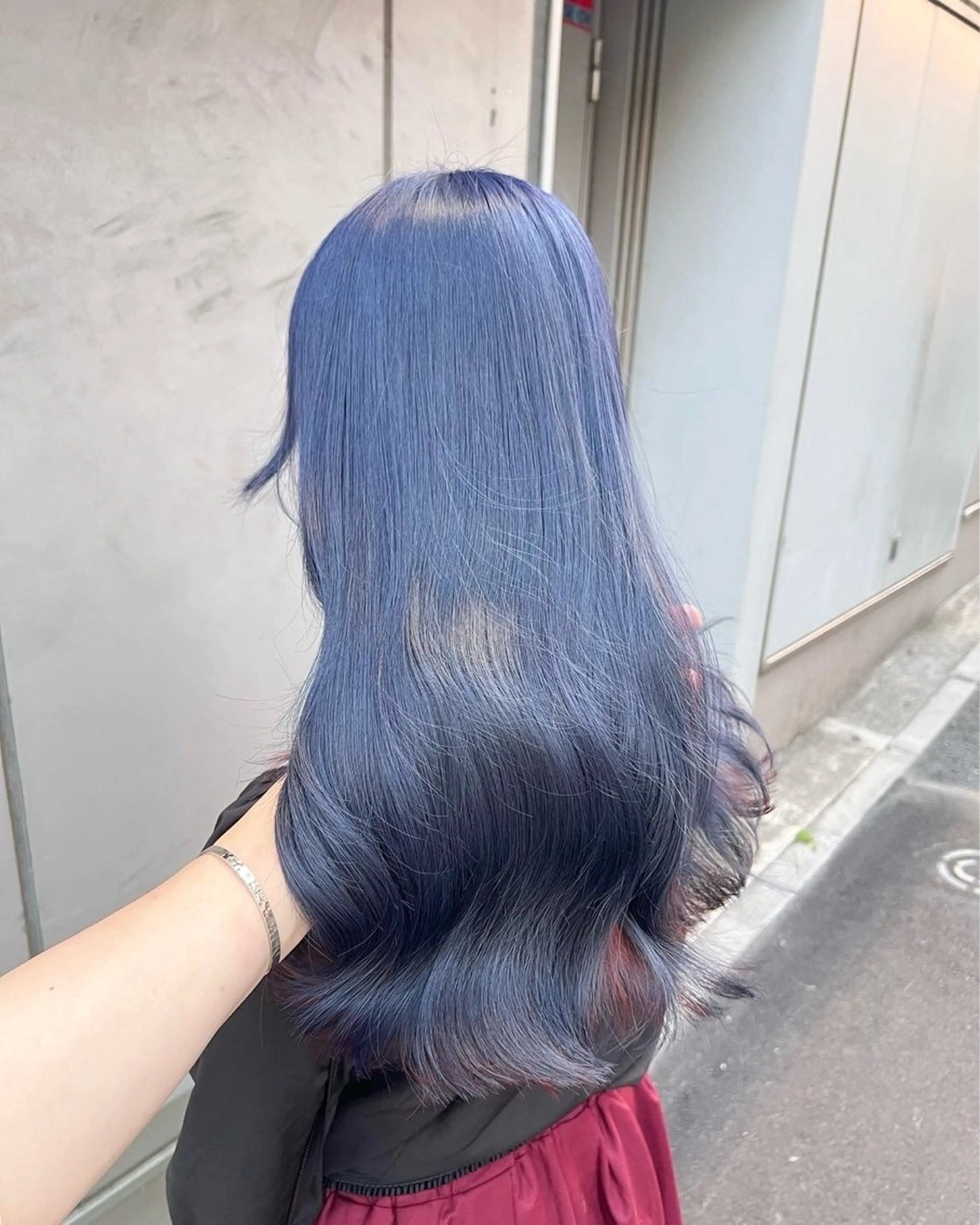 ロング カラー ハイトーン🌈メンズ カット♡Machanのヘアスタイル