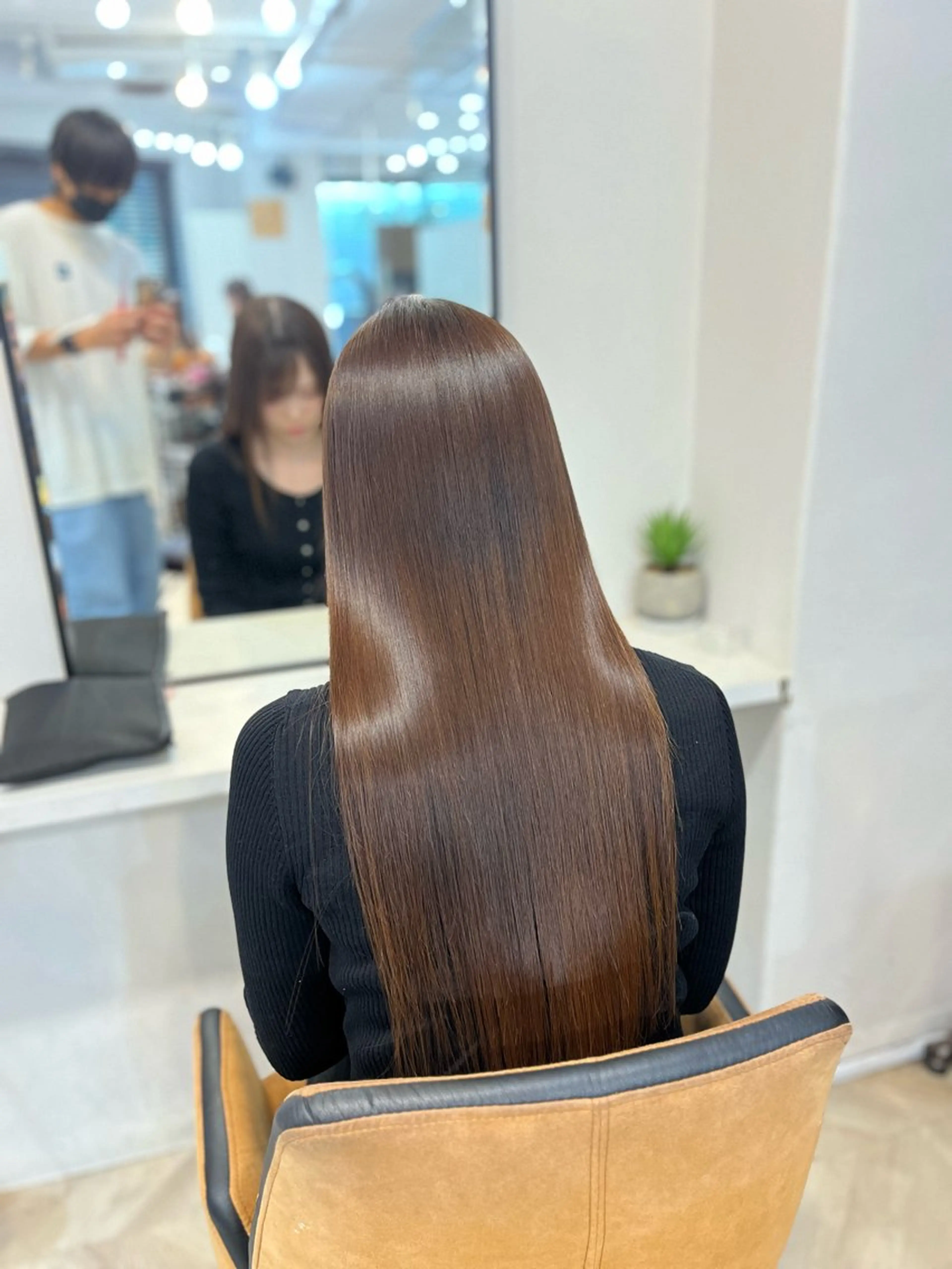 ロング ✨️極艶髪質改善✖️ クロスパーマ✨のヘアスタイル