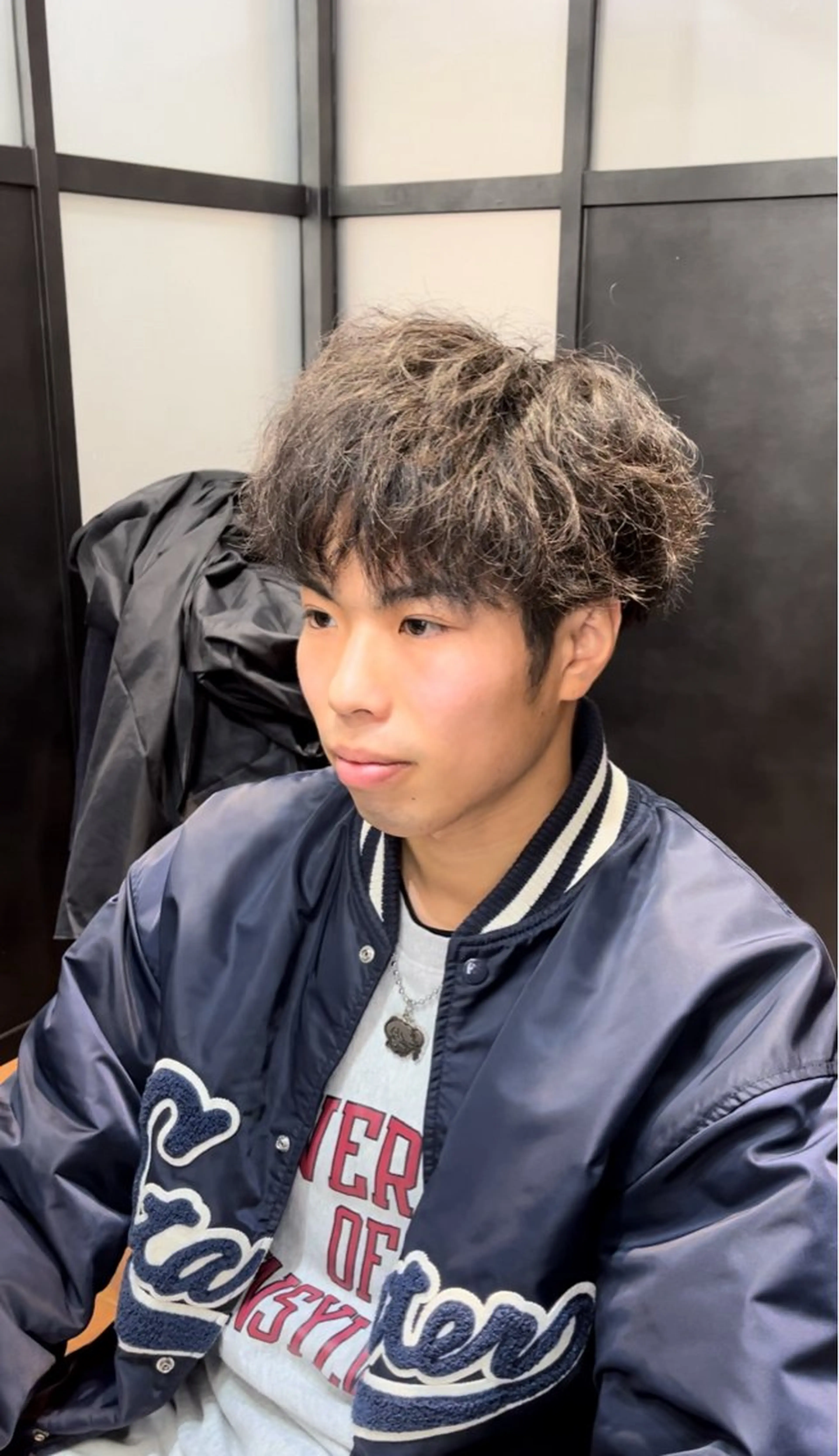 💙👦🏻メンズ限定👦🏻💙 マッシュカット＋波巻きスパイラルパーマの写真