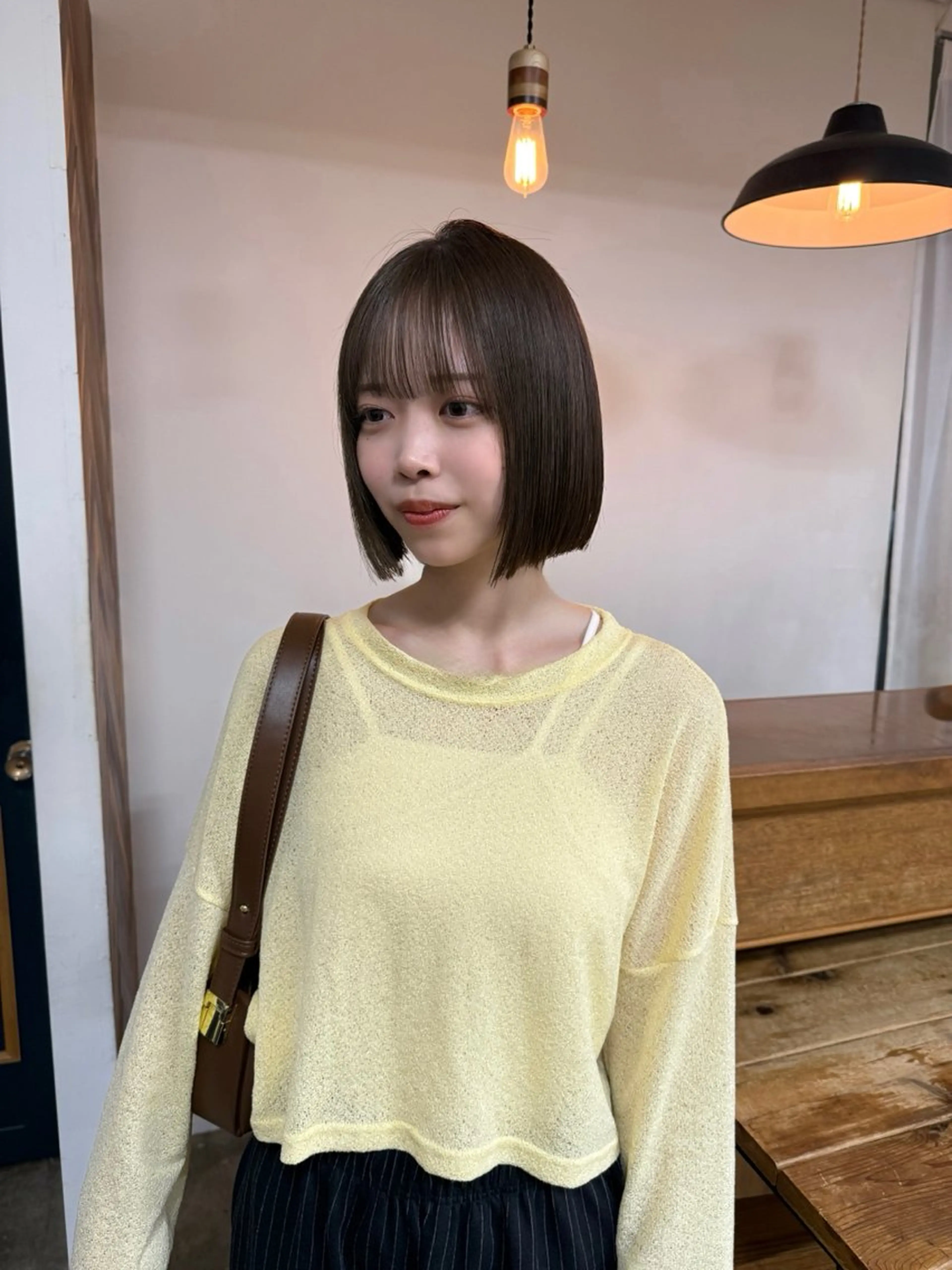 ショート カラー カット ヘアカラー トリートメント まろやか透明感カラー ♡MANAのヘアスタイル