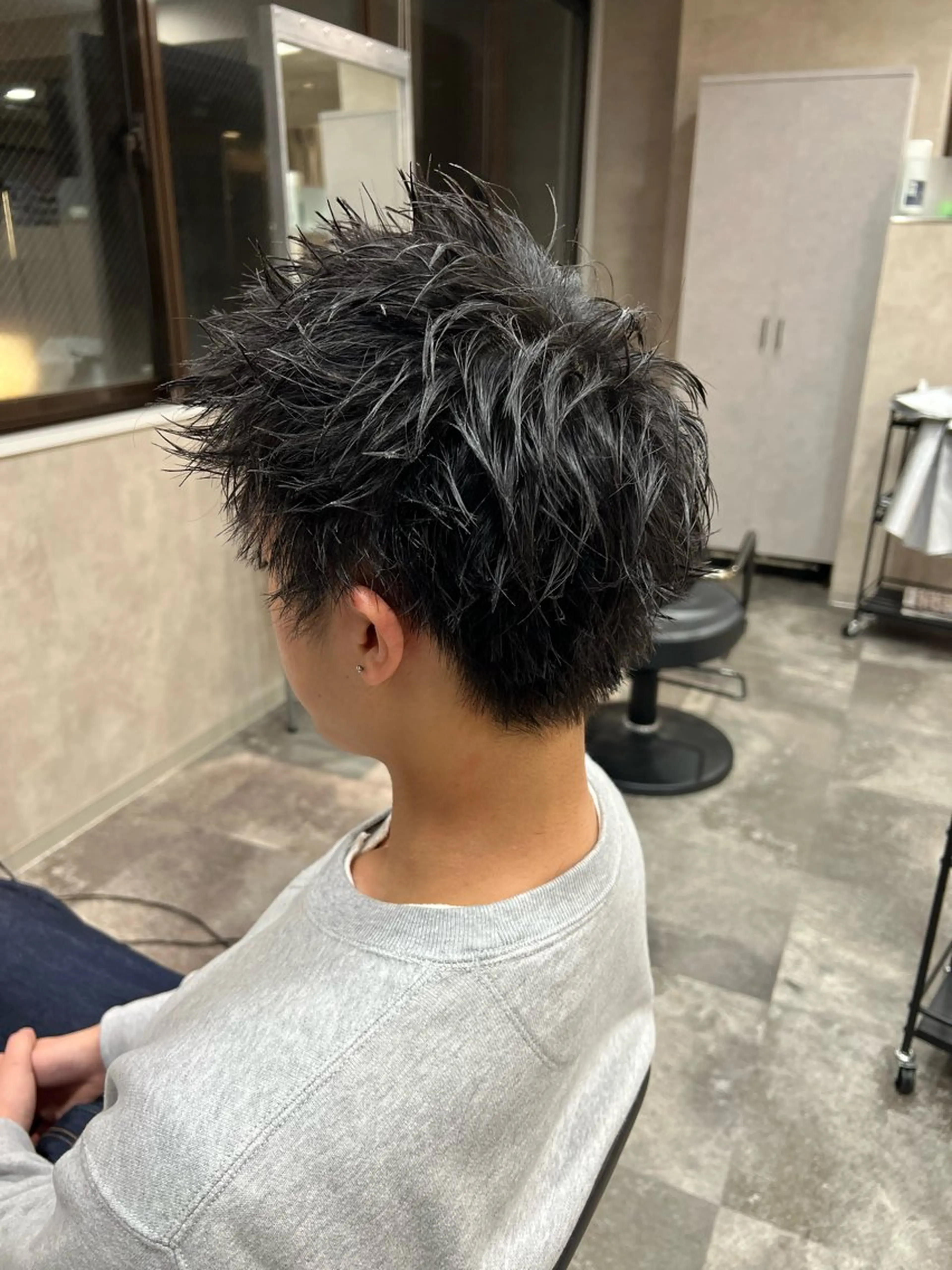 ショート ヘアアレンジ メンズ スパイキーショート ショートヘア カット メンズ特化/カラー/ パーマ/ケイシンのヘアスタイル