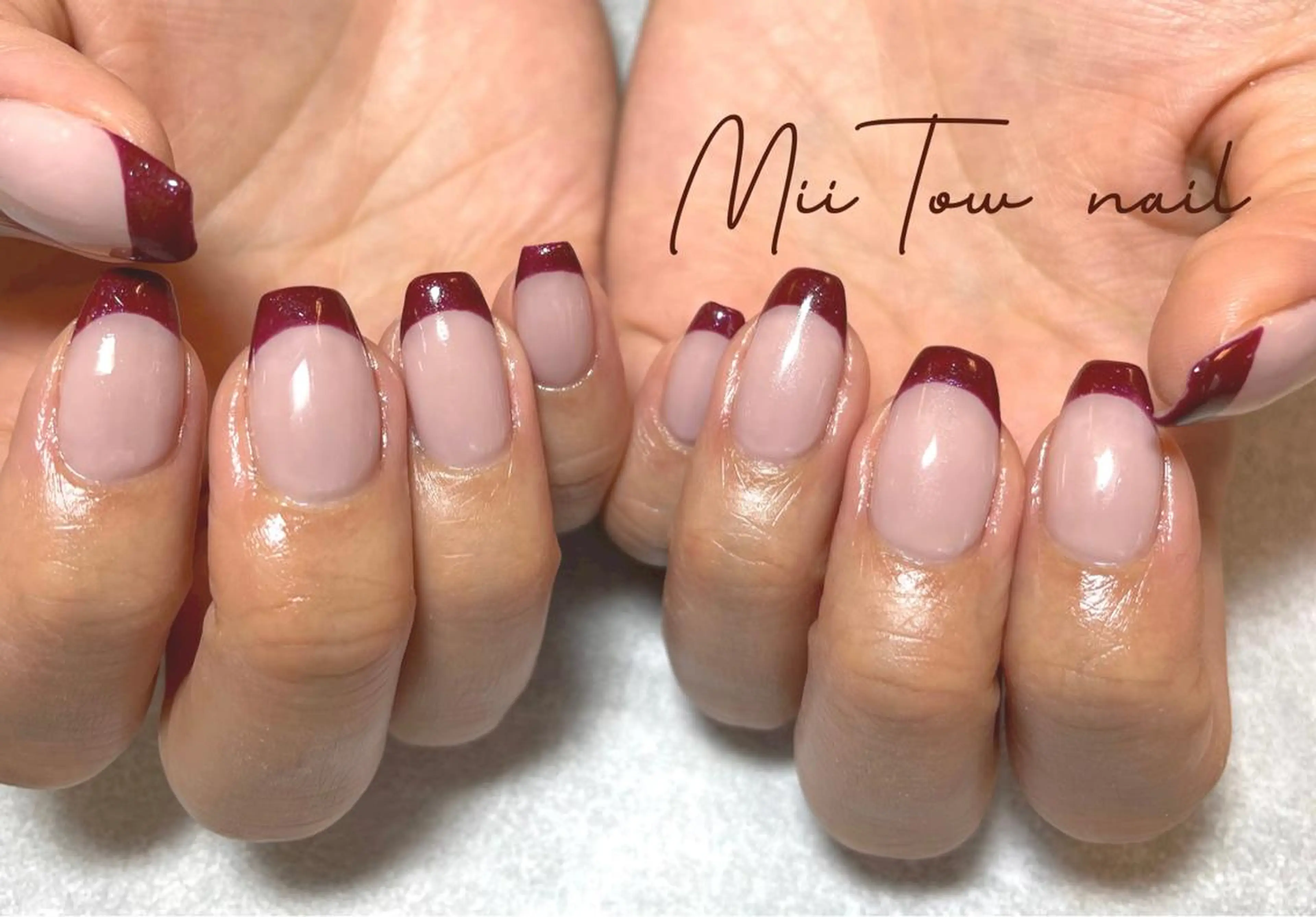 ネイル フレンチネイル MiiTow nailのネイルデザイン