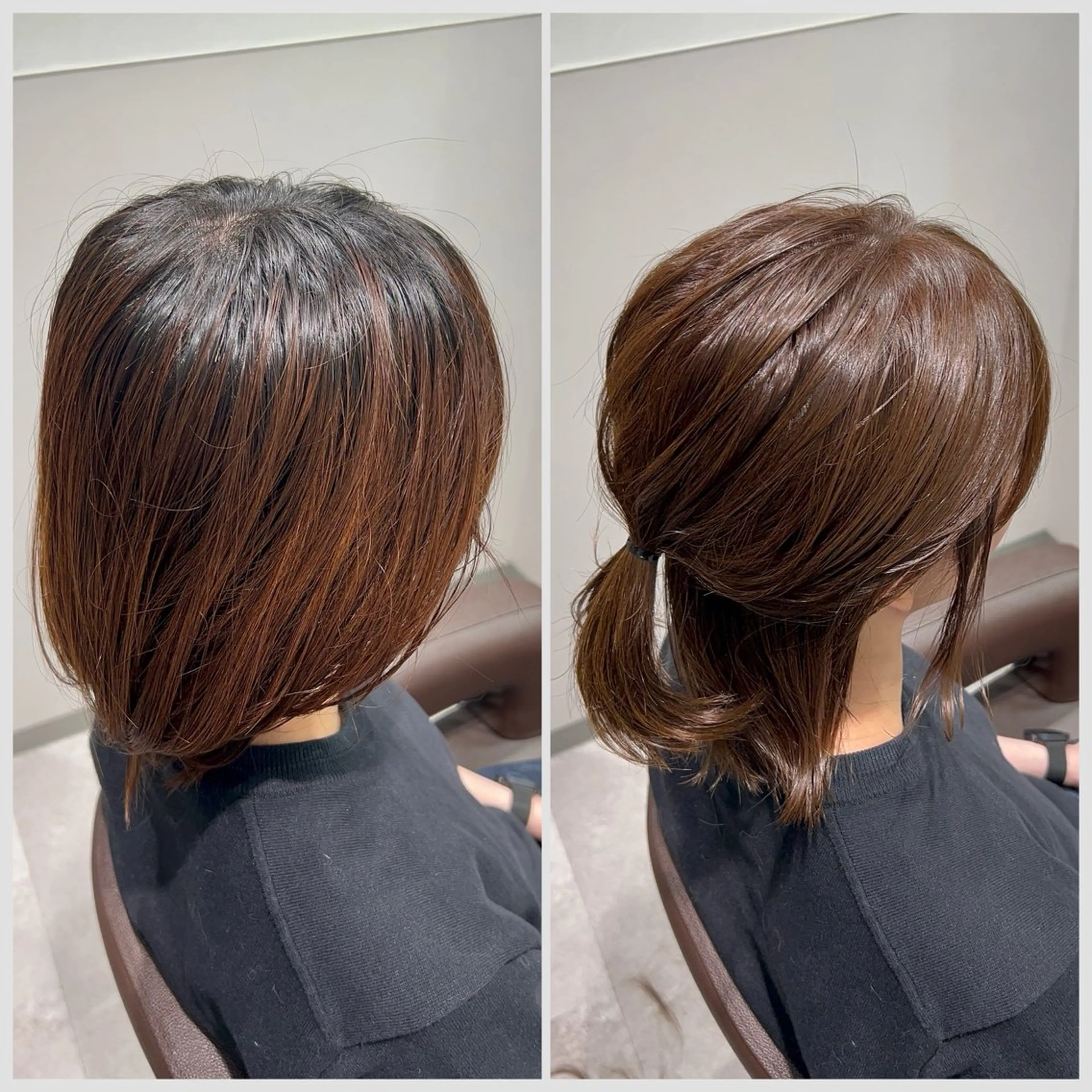 ショート カラー カット ヘアカラー SALOWIN 神戸三宮店所属・【三宮/ブリーチ なしカラー】高田祐也のヘアスタイル