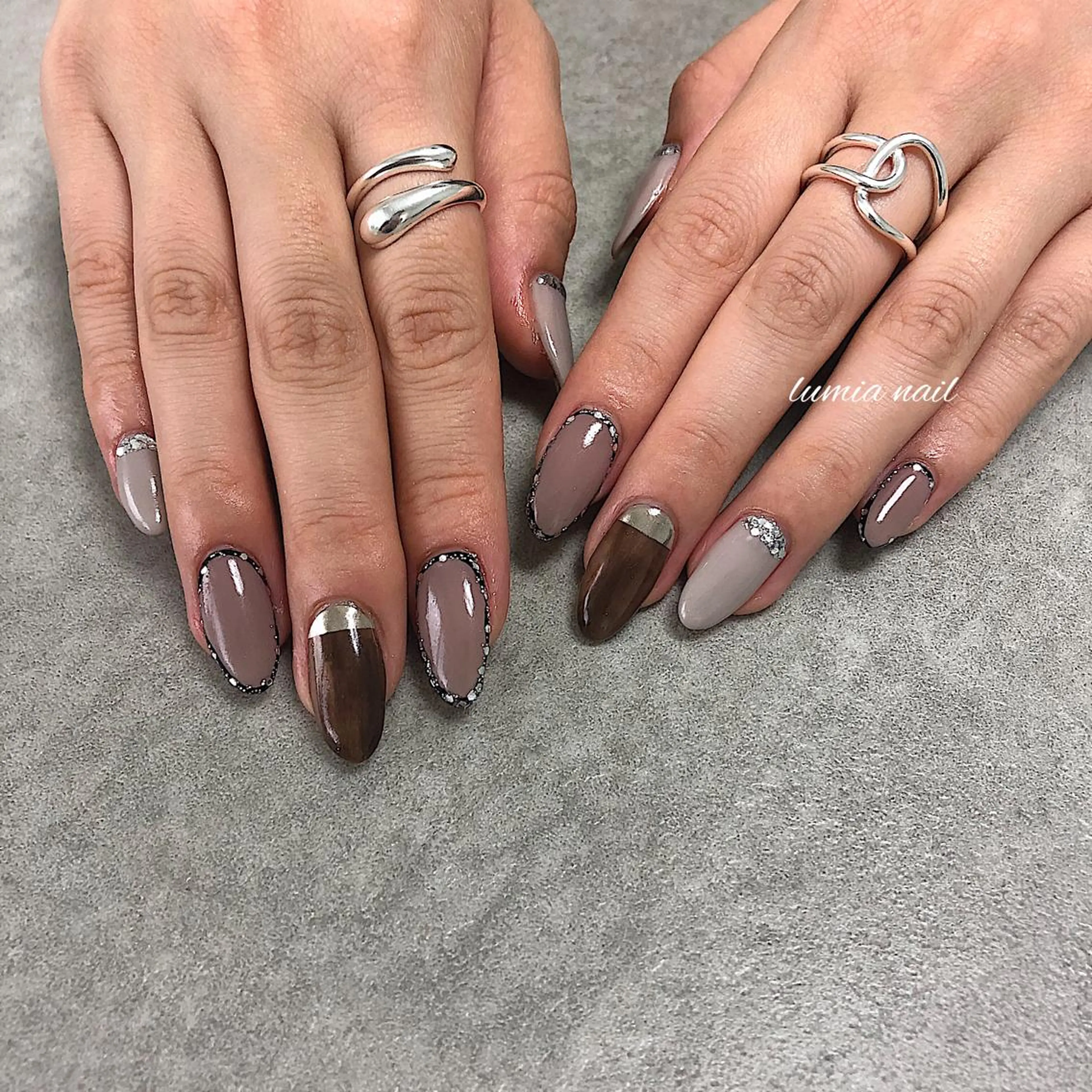 ネイル nail&eyelash Rine所属・Rine 放出 (リネ)のネイルデザイン