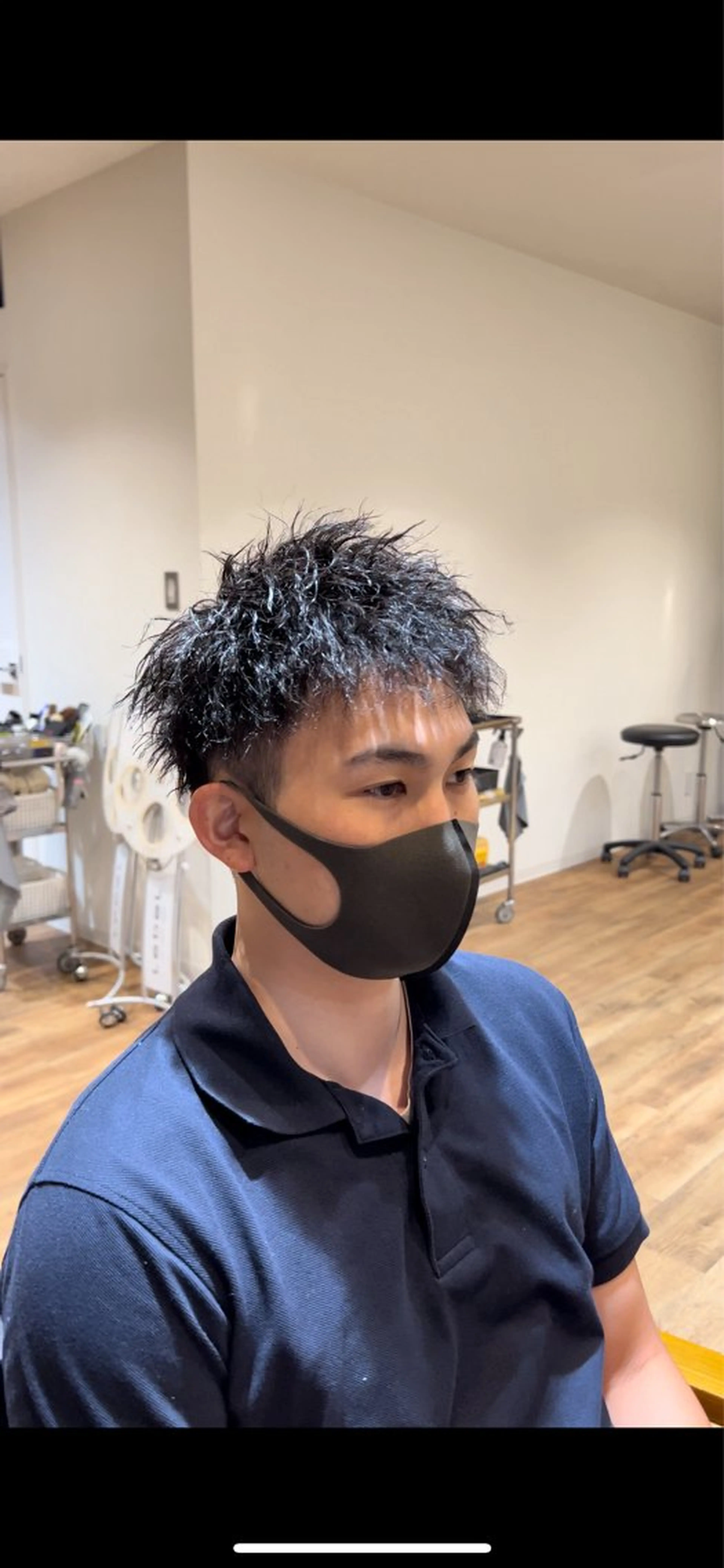 ショート パーマ メンズ カット パーマ FURUSHO 大槻 純也のヘアスタイル