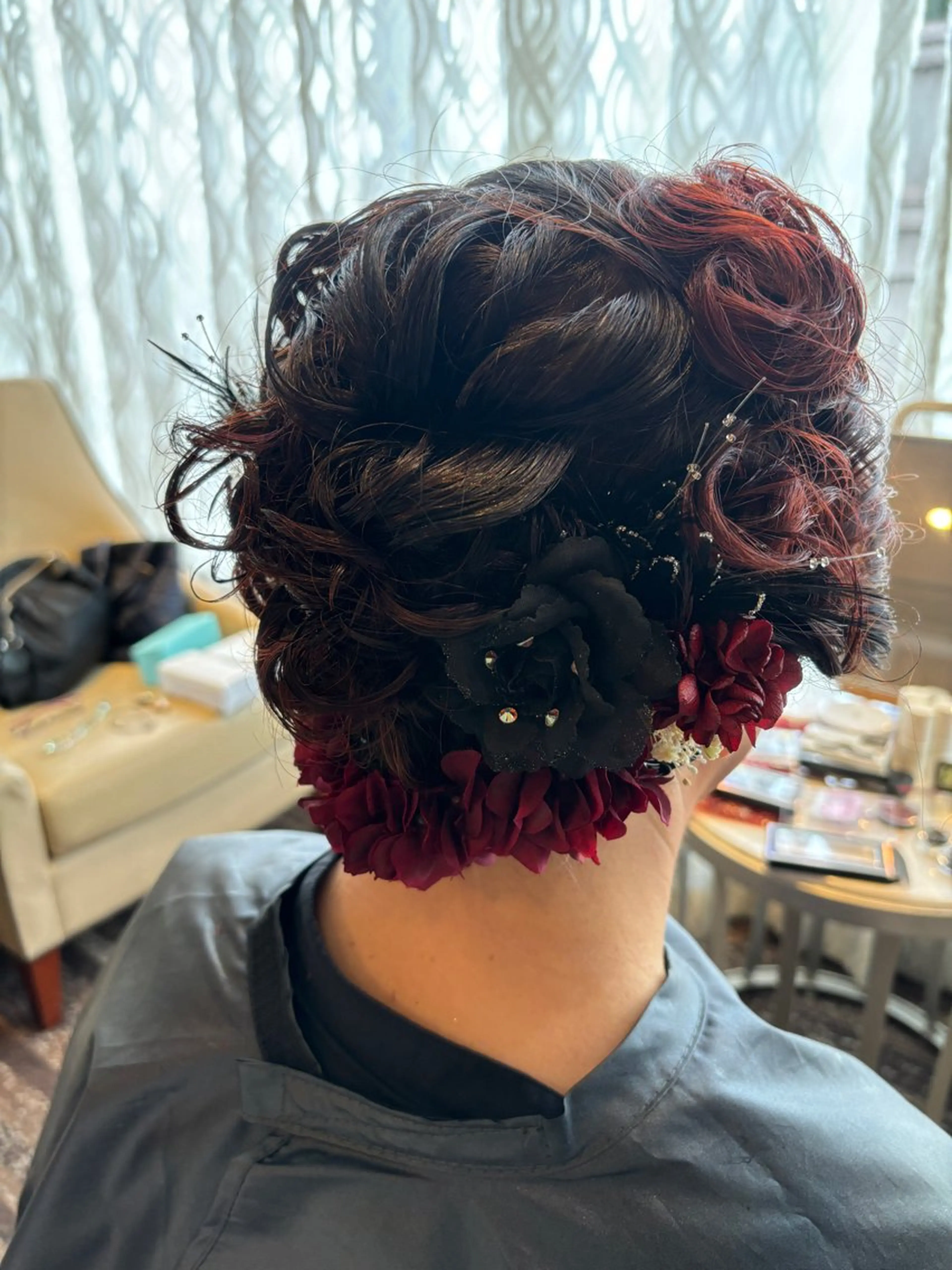 ミディアム ヘアアレンジ ブロッサム所属・ヘアメイク・着付特化 はやしのその他イメージ