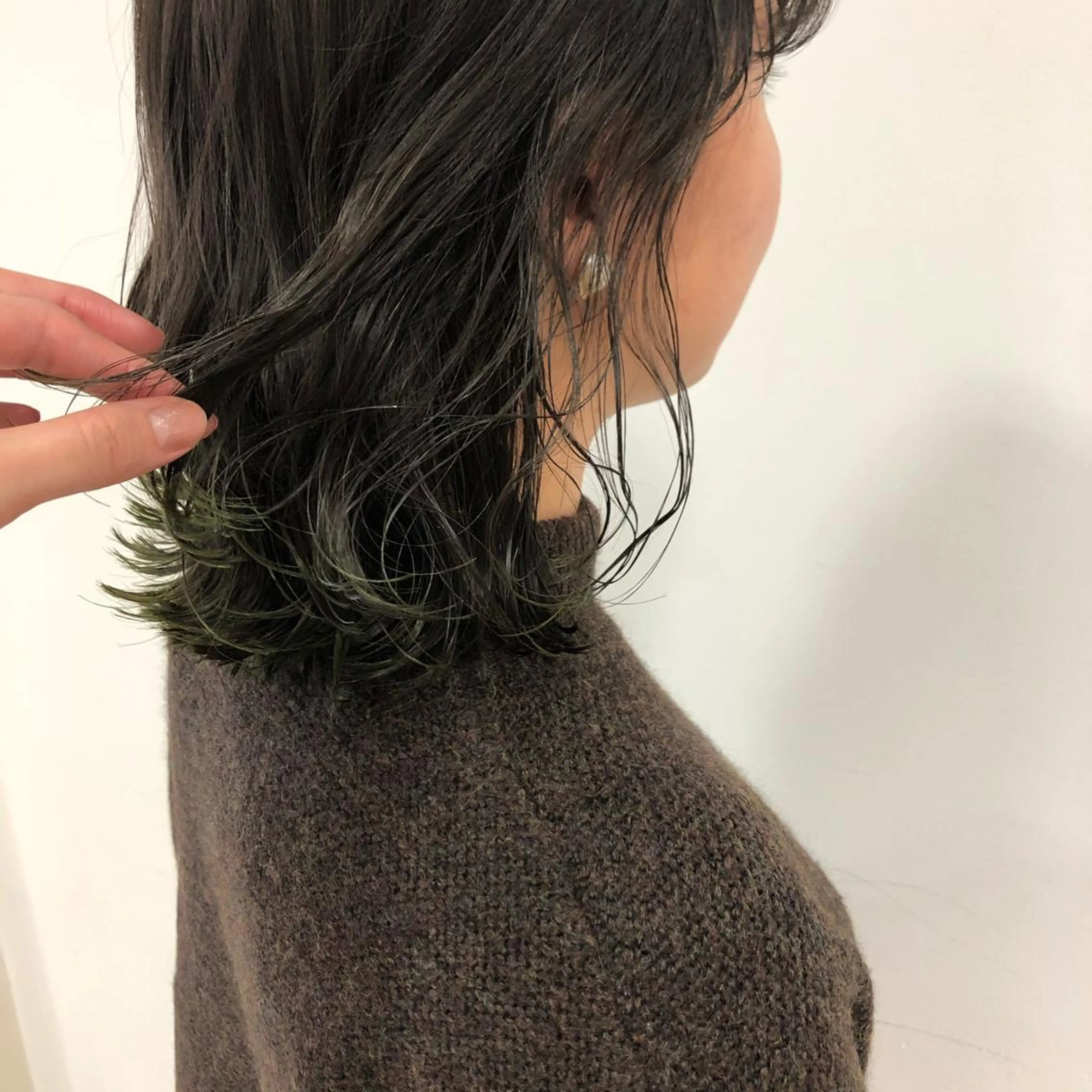 ミディアム カラー GLROW haruhiのヘアスタイル