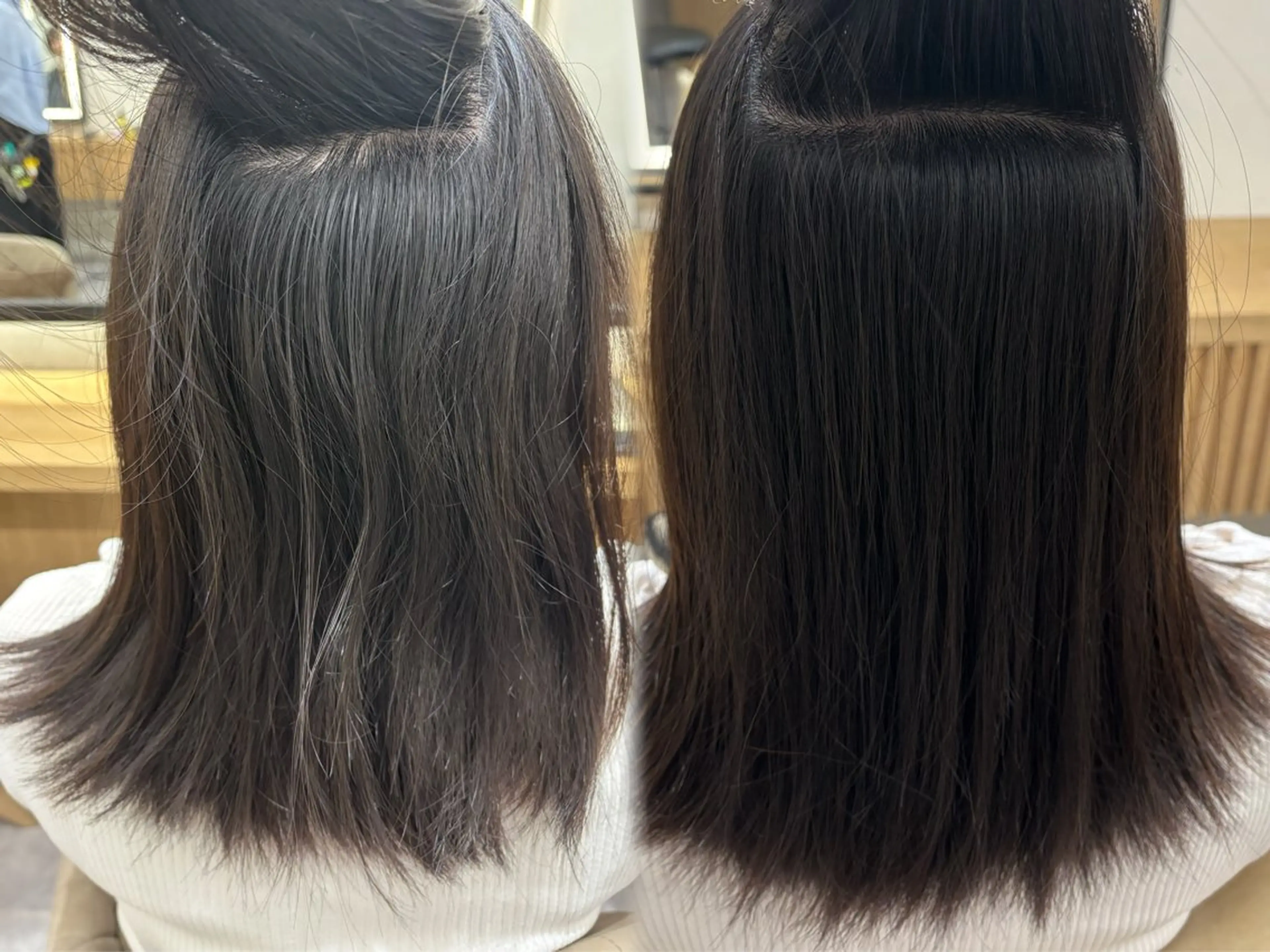 ロング 髪質改善 カット 縮毛矯正 似合わせカットカラー 吉田こうすけのヘアスタイル
