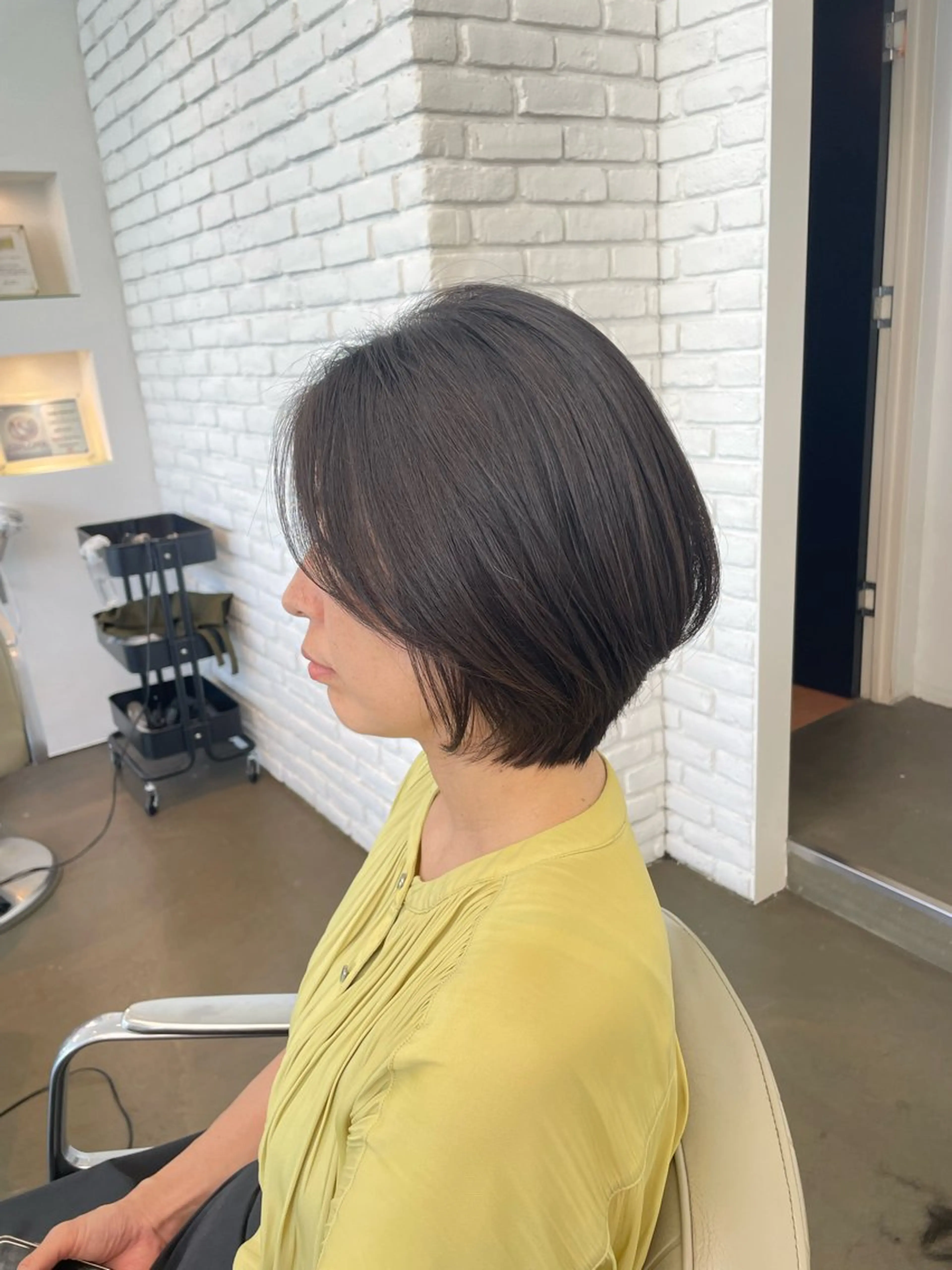 ショート カット トリートメント ヘアセット 🍑まき/カット /髪質改善カラー🍑のヘアスタイル