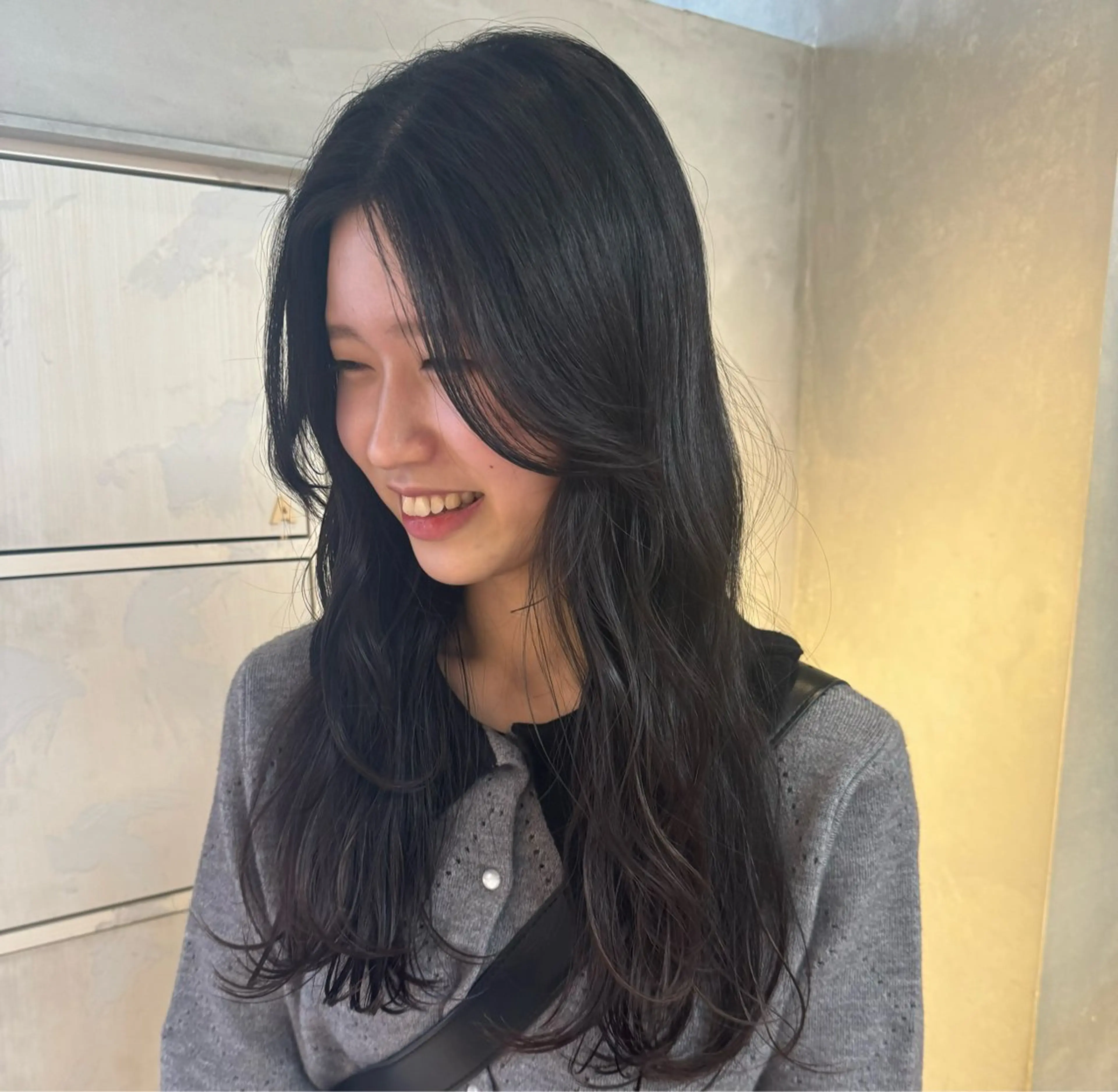 ロング パーマ パーマ パーマ/髪質改善 暖色カラー🍇akoのヘアスタイル