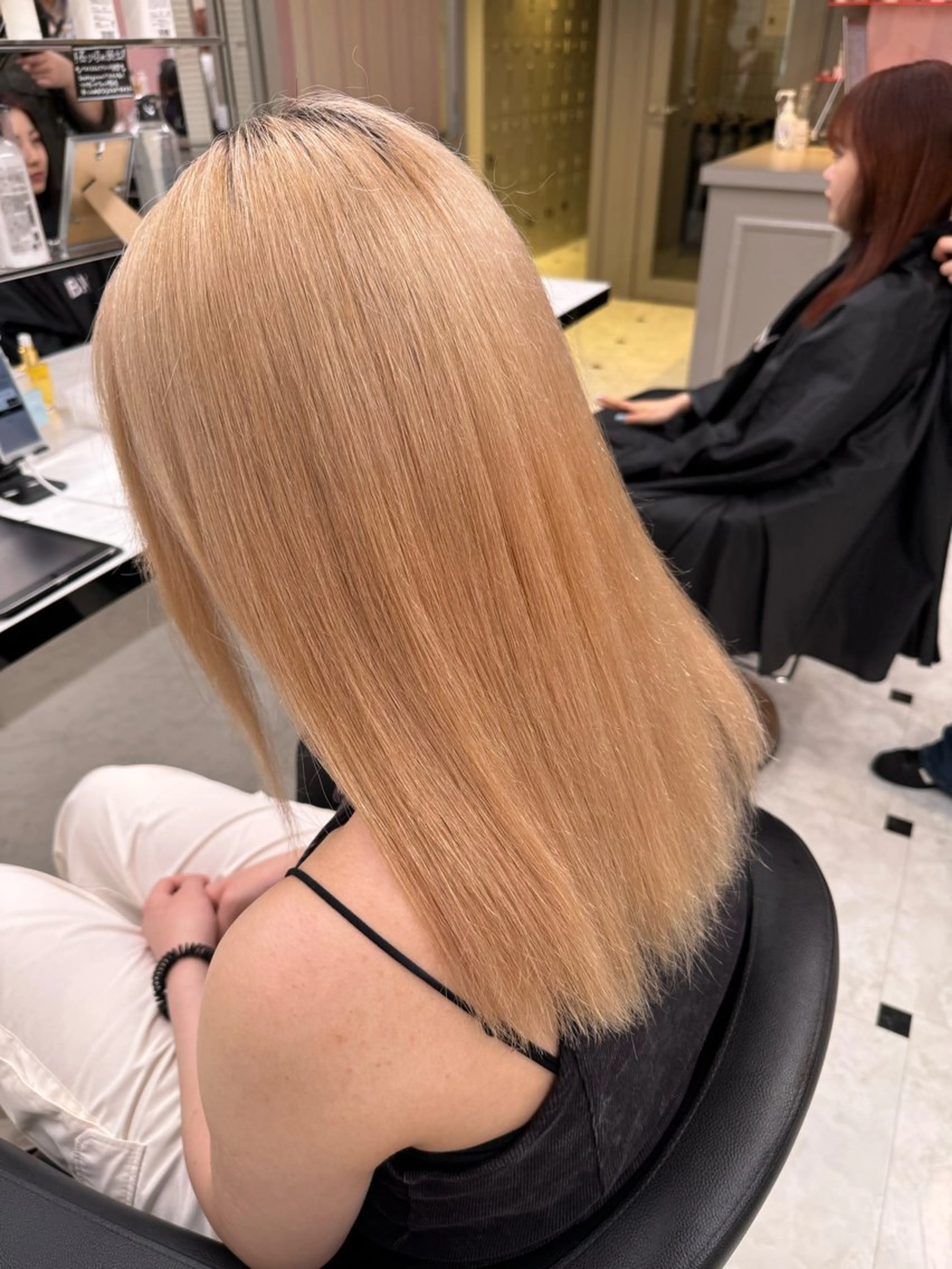ロング メンズカットの達人 暖色カラー ダイチのヘアスタイル