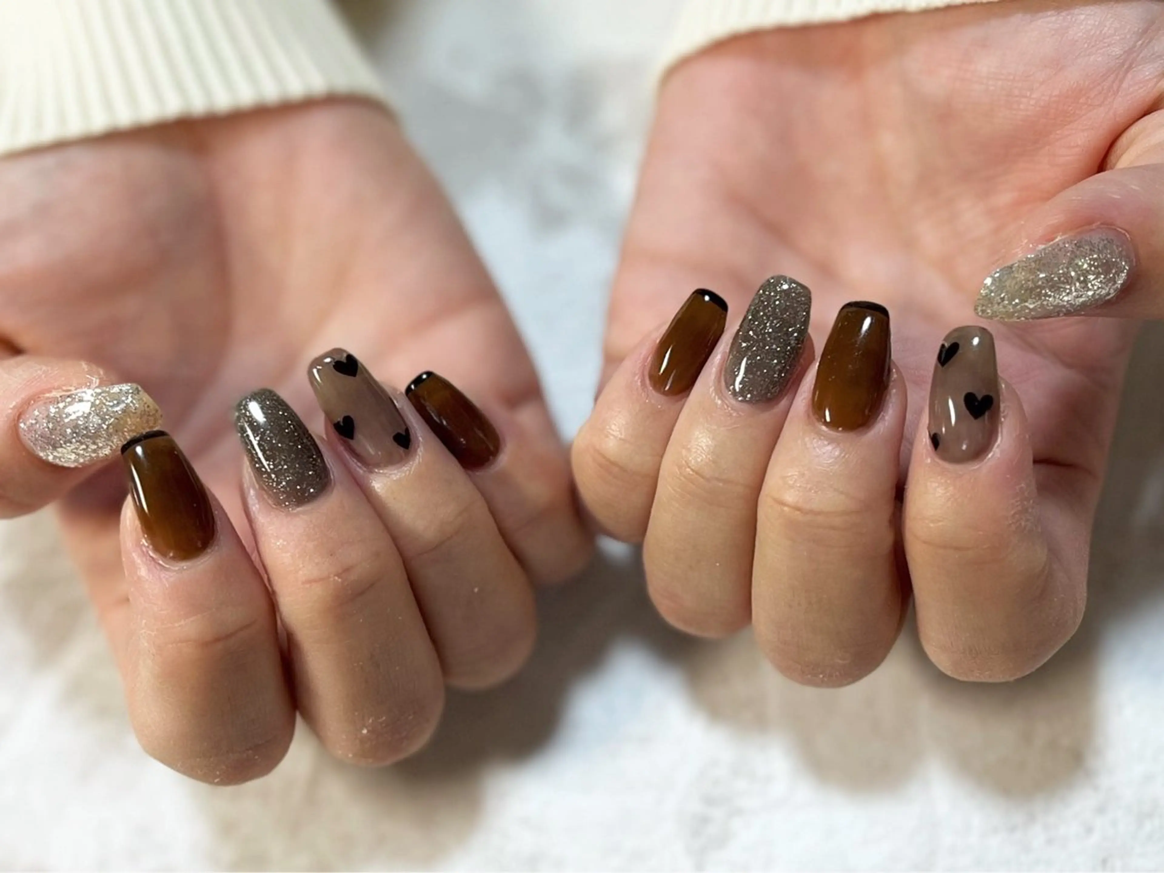 ネイル フットネイル ニュアンスネイル シンプルネイル 冬ネイル ネイル フフラ所属・nail fufla ♡yamane♡のネイルデザイン