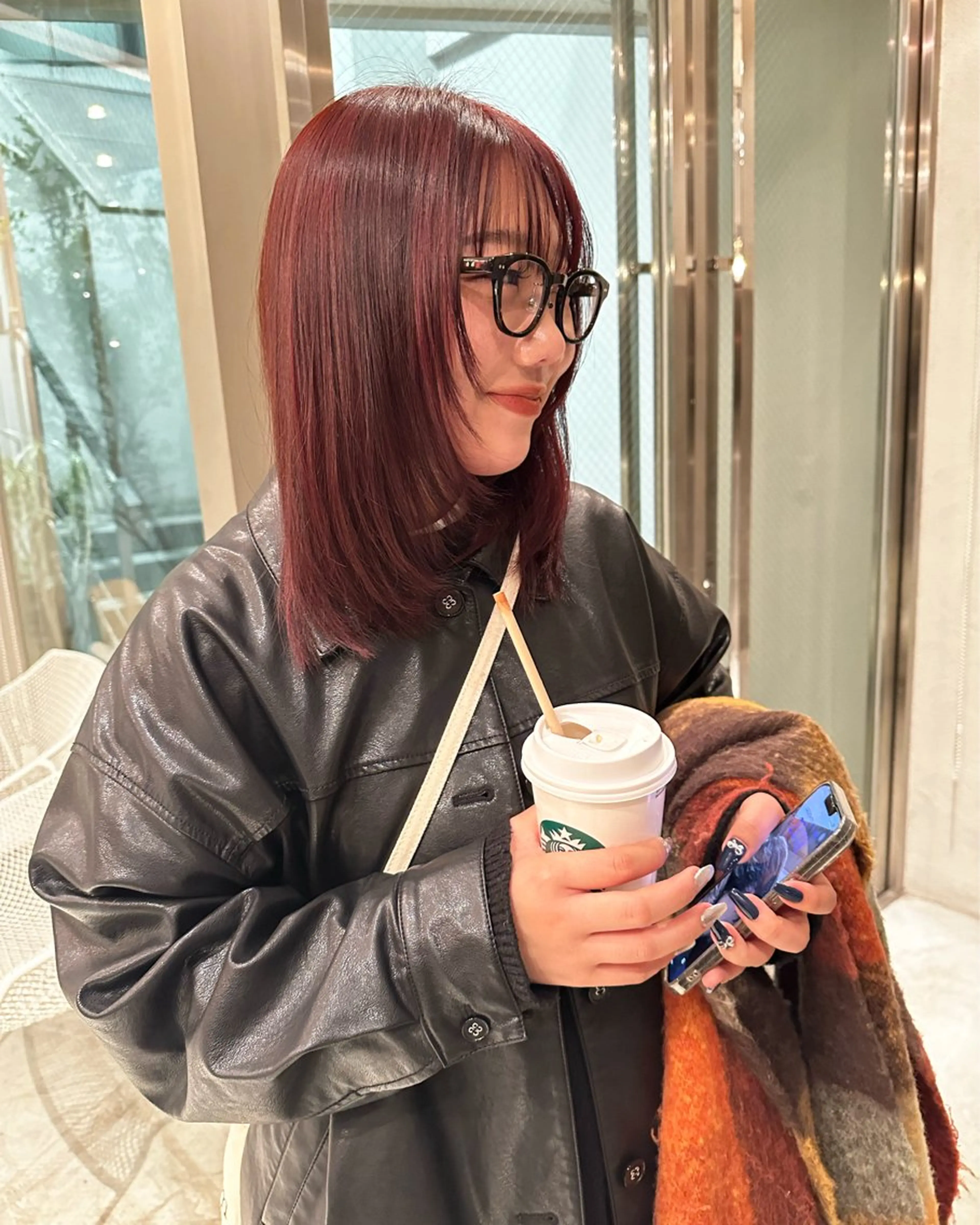 カラー ハイライトカラー ピンクカラー ヘアカラー ショートカット/入江 菜奈¥0のヘアスタイル