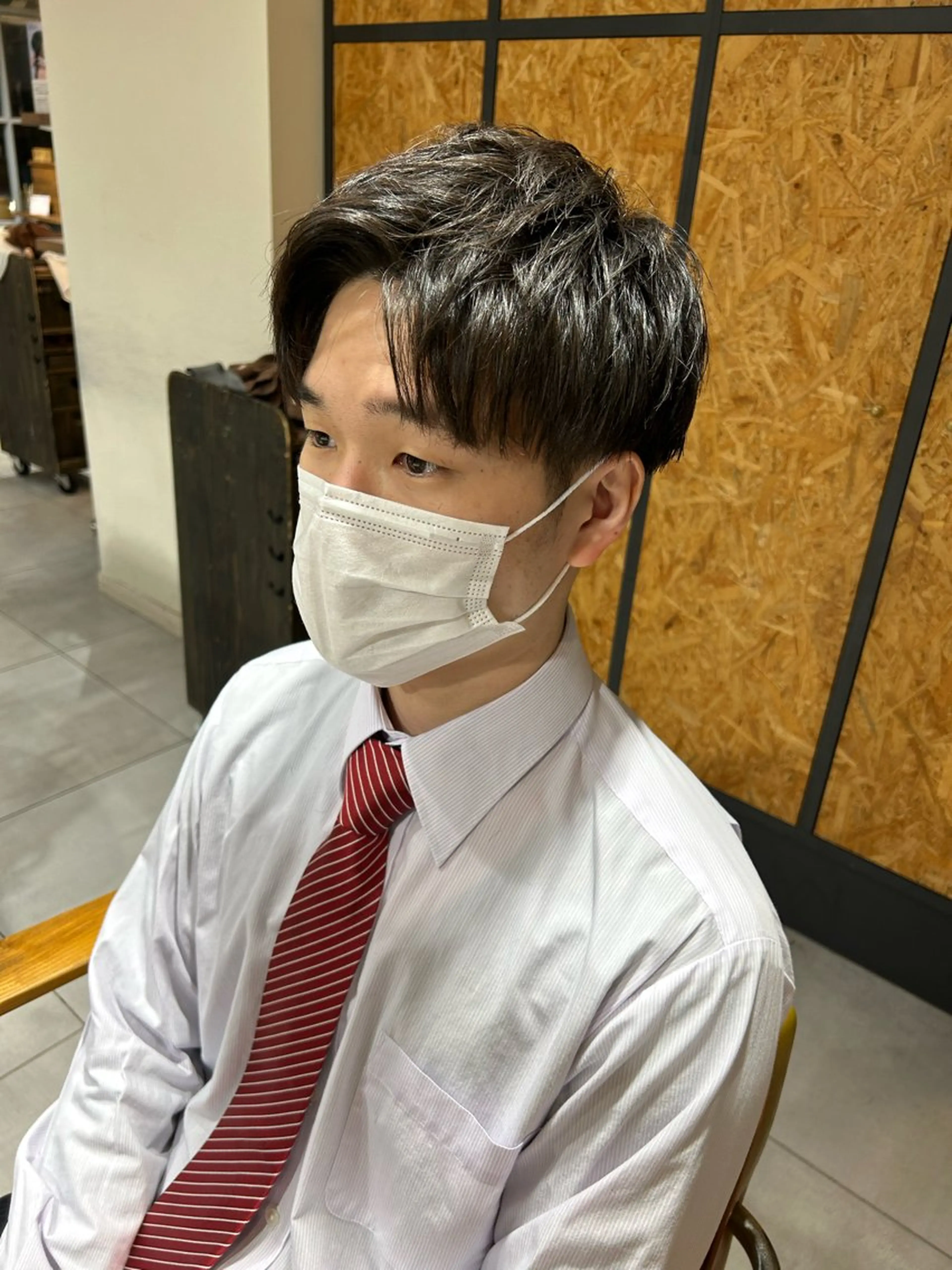 メンズ 関口 桃花🌷 暖色カラーのヘアスタイル