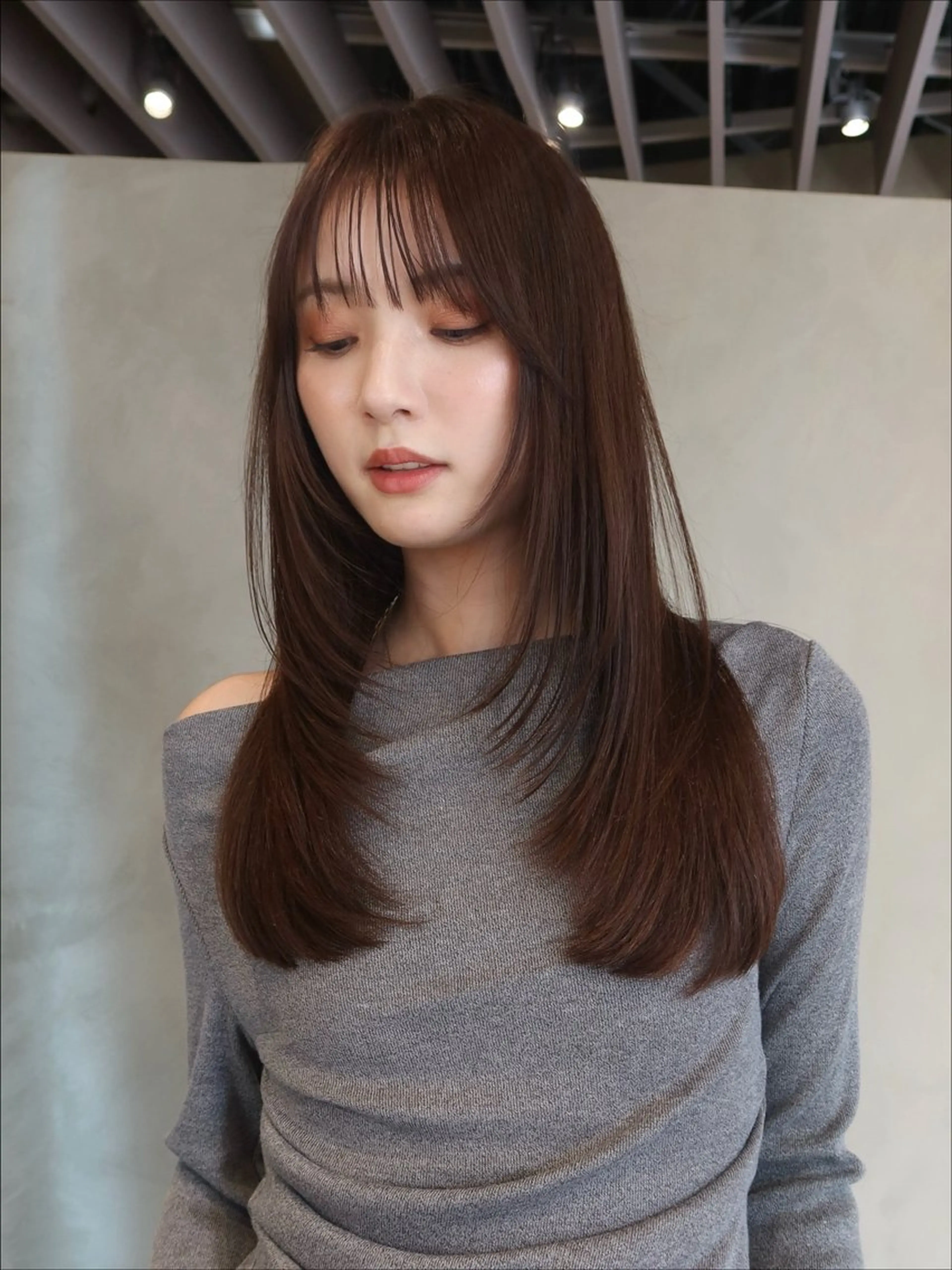 セミロング レイヤーカット LEANE THE TOKYO所属・大人レイヤー 🍃外苑前/荒谷進介のヘアスタイル