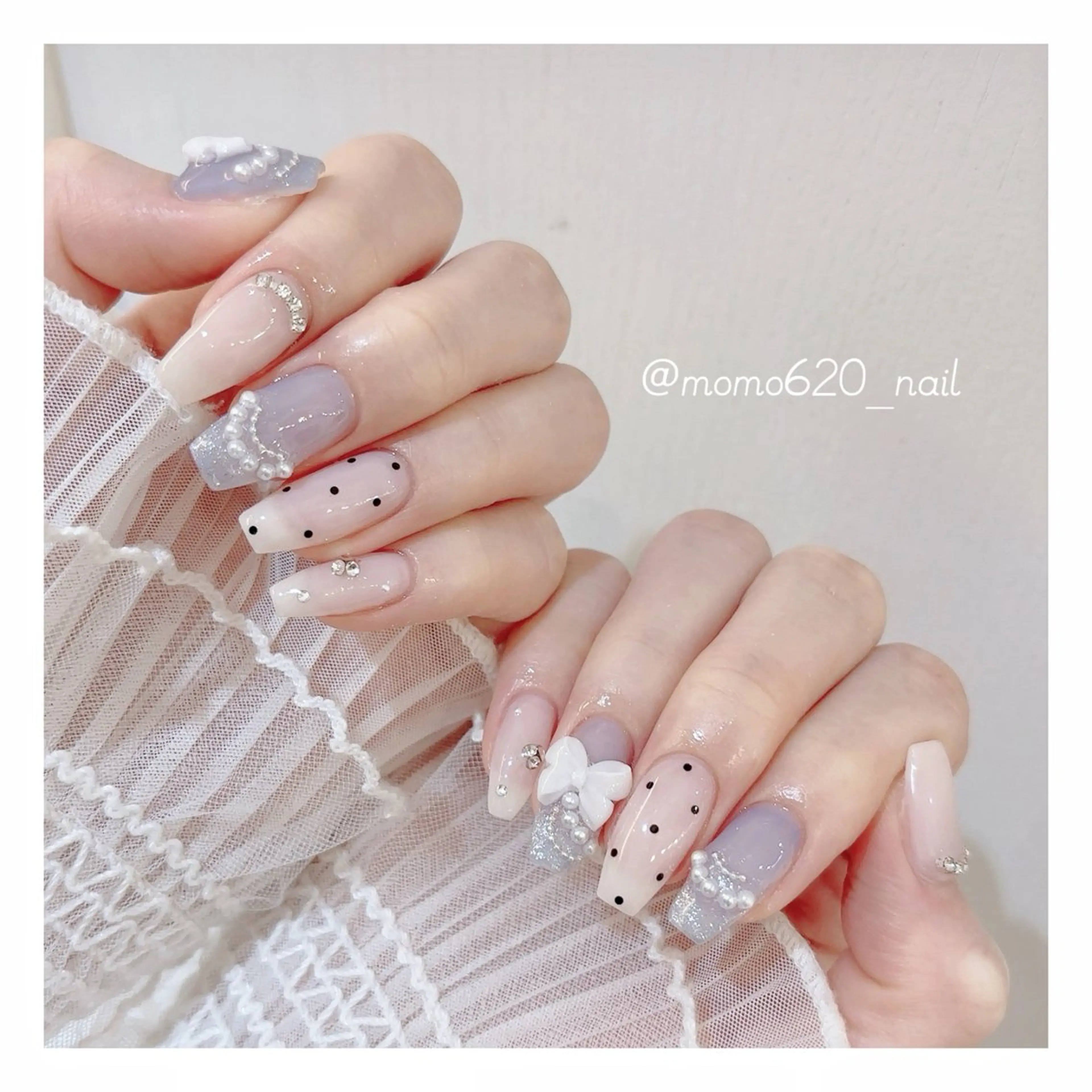 ネイル ハンドネイル フットネイル nailsalon moca 堀江店所属・moca堀江店 momokaのネイルデザイン