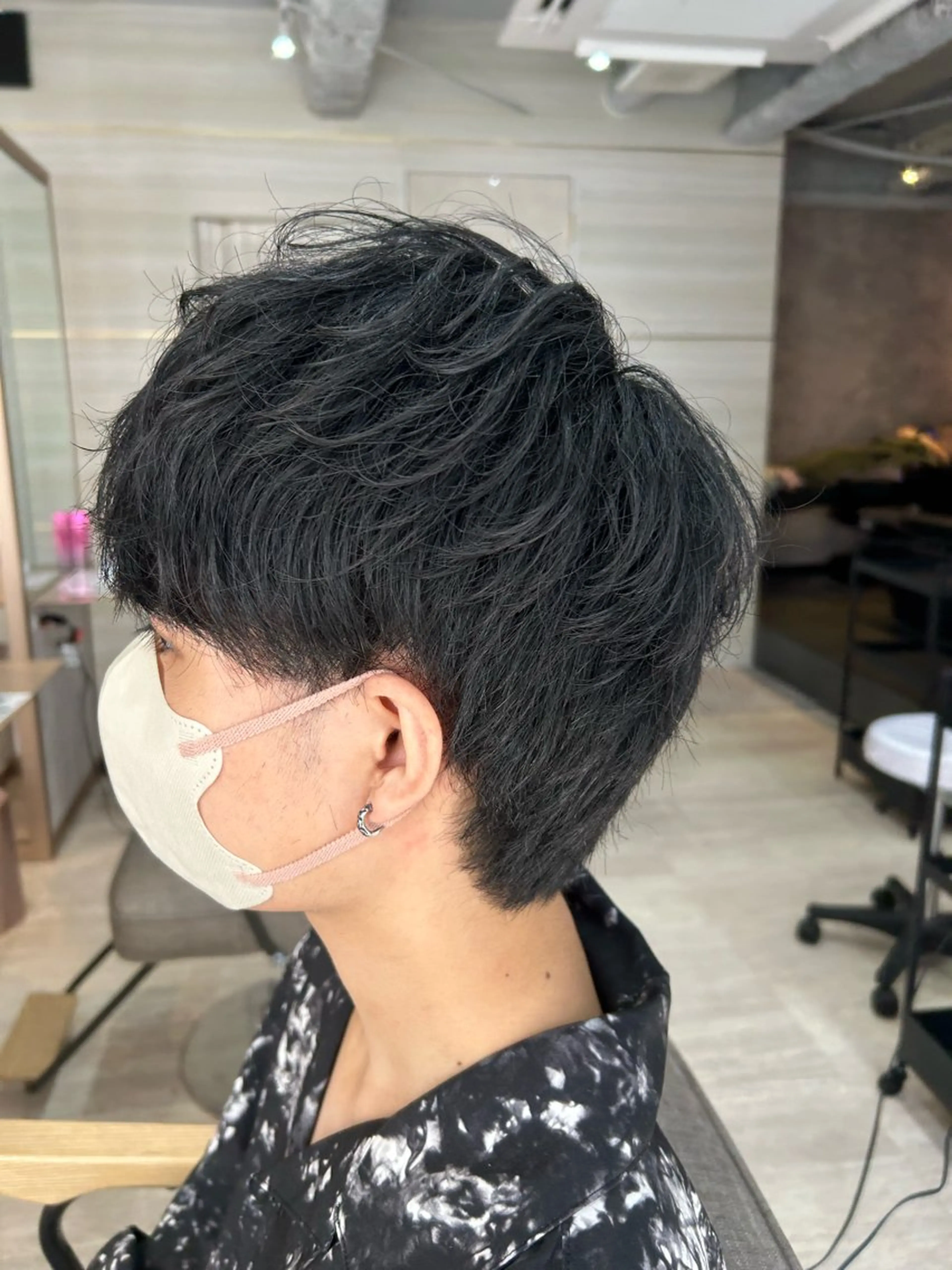 ショート メンズ カット SYUYA/パーマ/ マッシュスタイル特化のヘアスタイル