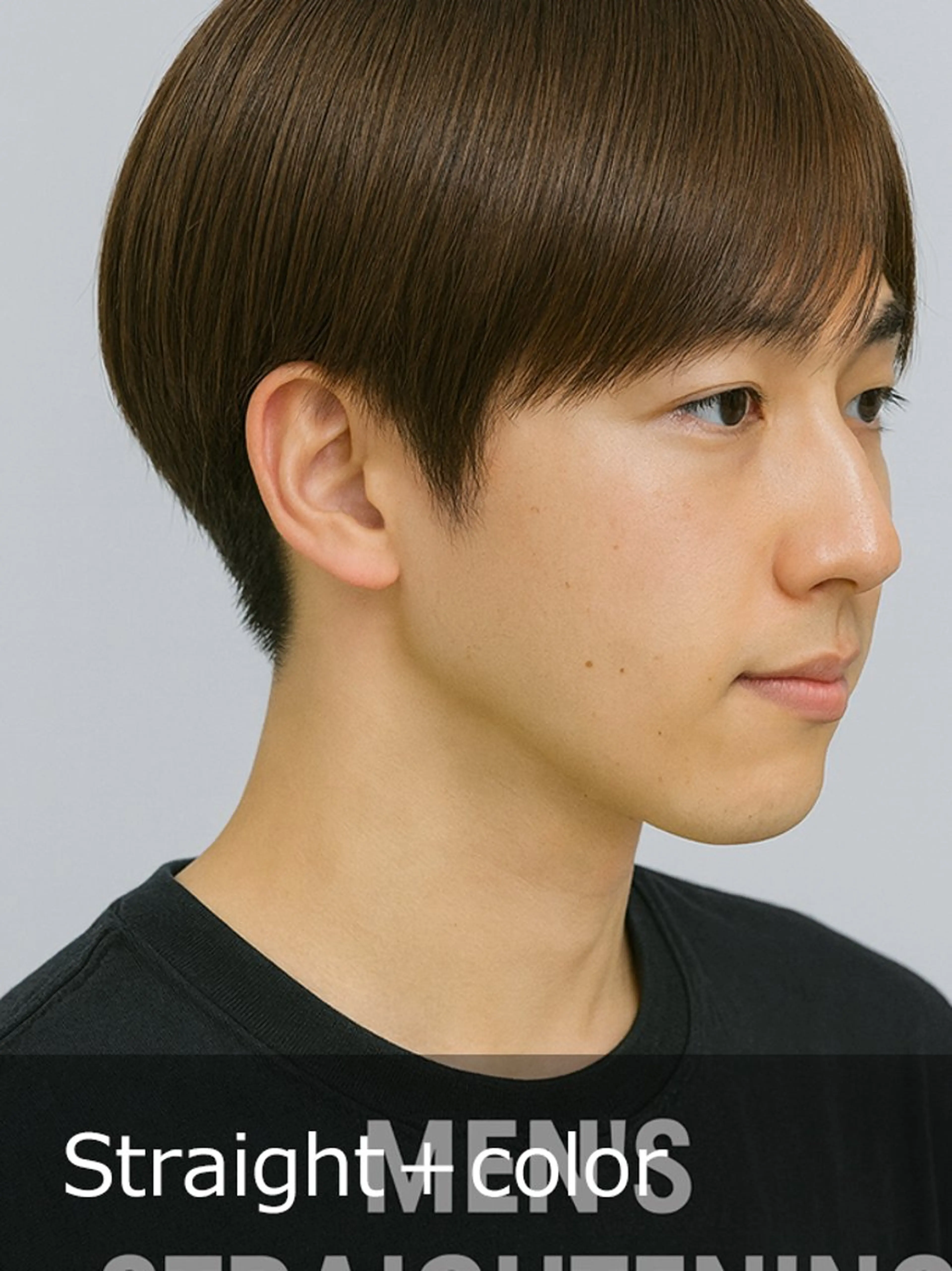 メンズ カット ヘアカラー 縮毛矯正 斉木 彩のヘアスタイル