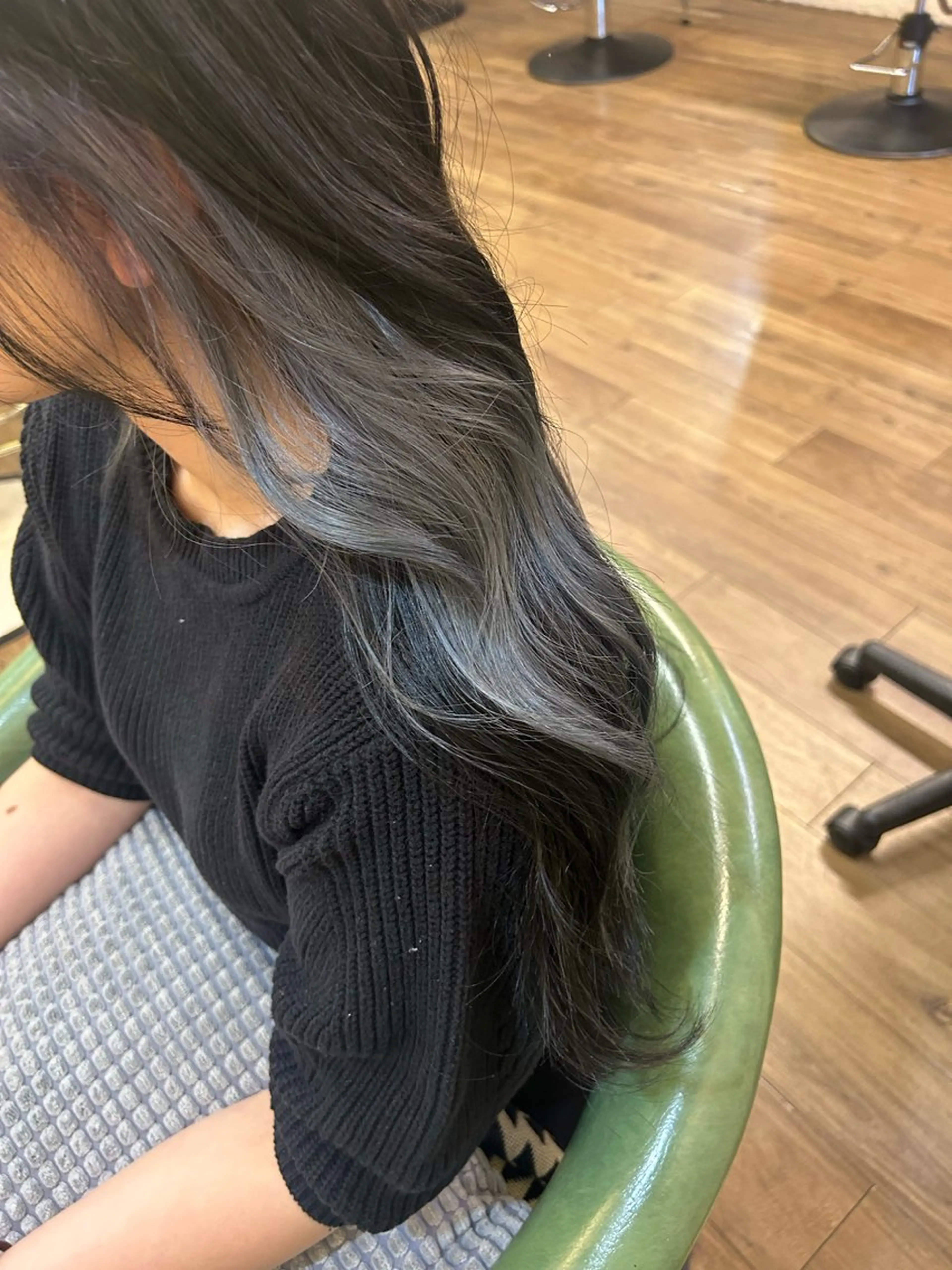 ロング ヘアカラー トリートメント 馬場 瑞穂のヘアスタイル
