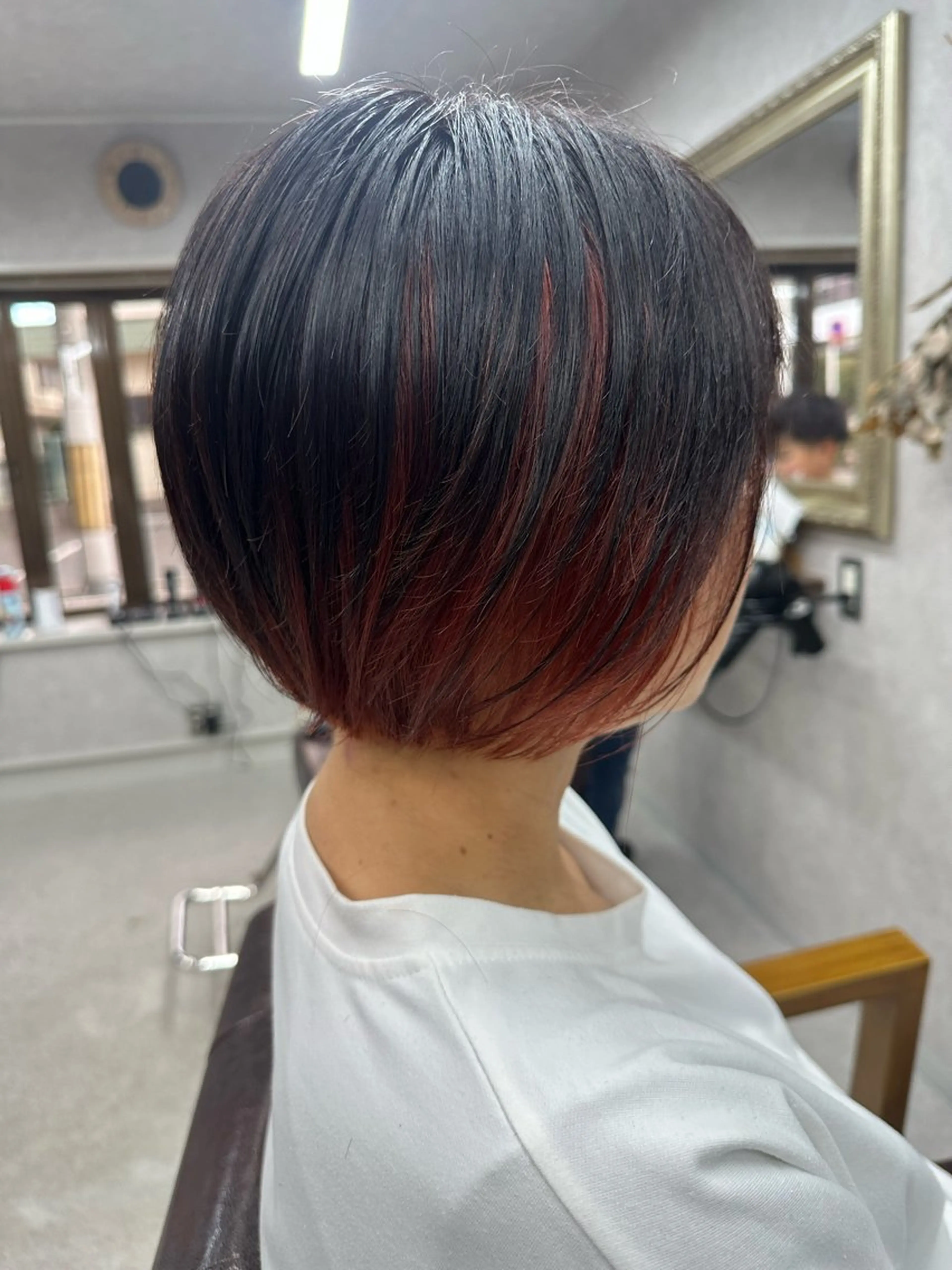 ショート カラー カット ヘアカラー トリートメント Lien 深井店のヘアスタイル