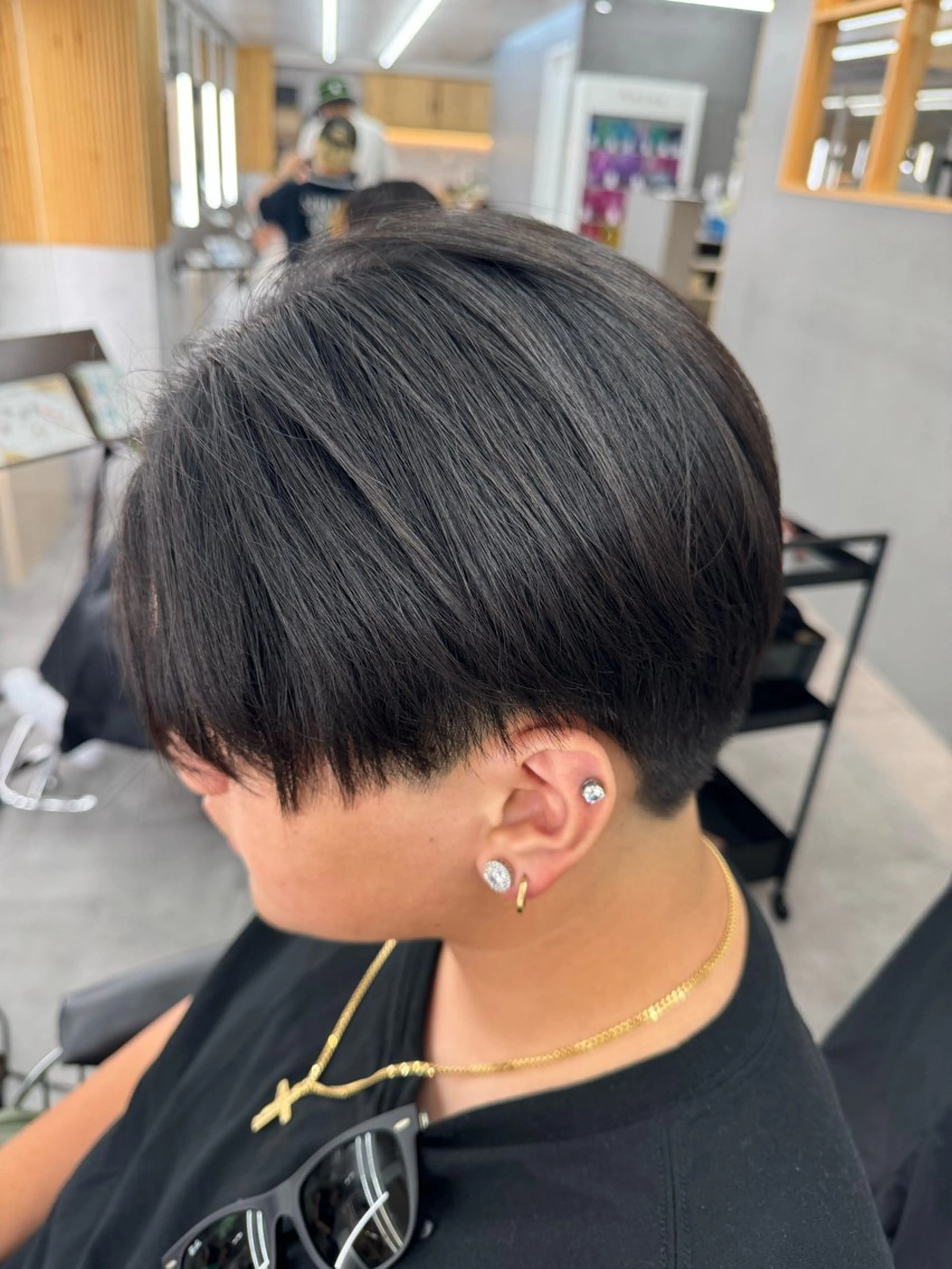 ショート メンズ カット 縮毛矯正 トリートメント 【カラー/髪質改善】 今野寛己のヘアスタイル