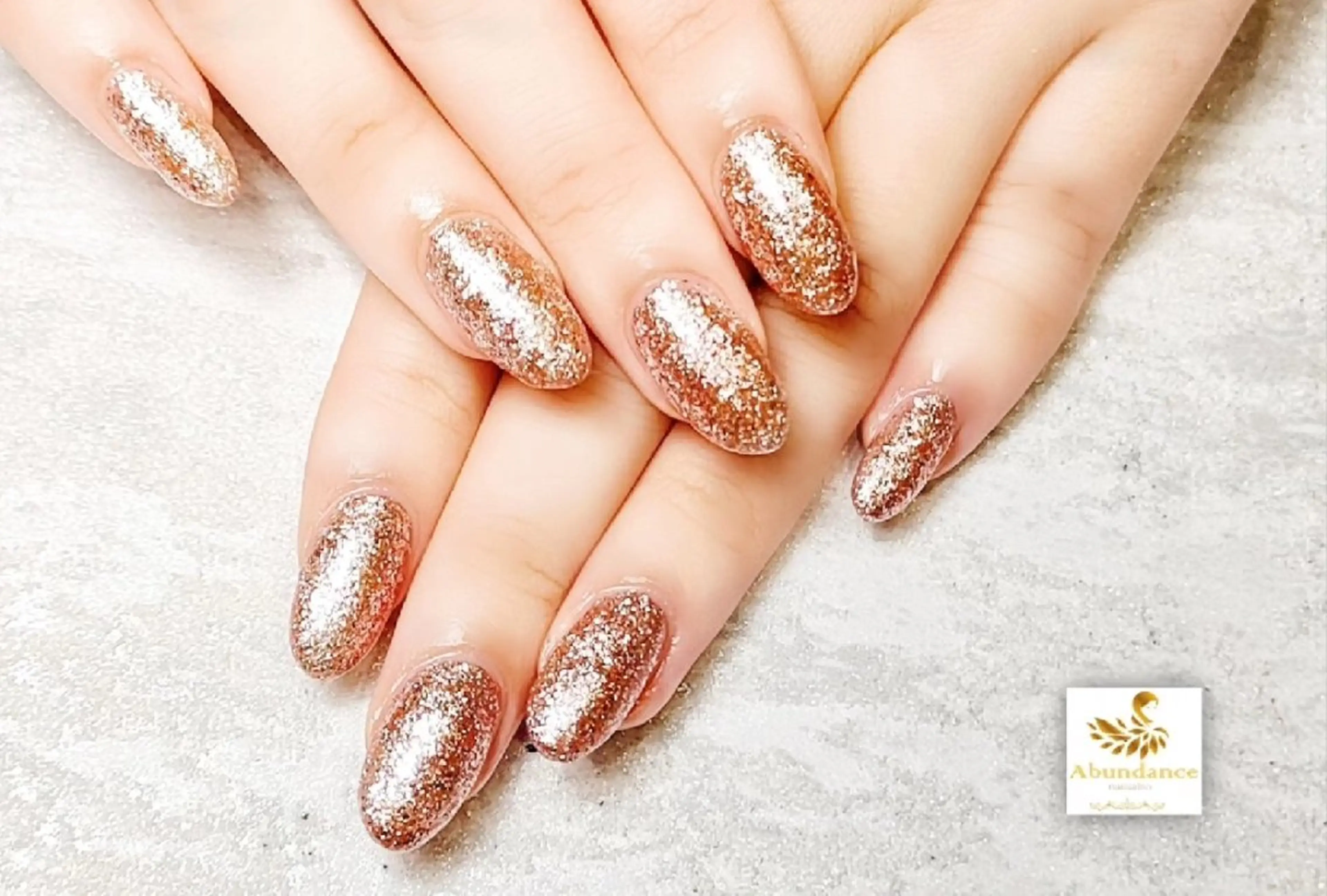 ネイル ラメ(グリッター) ハンドネイル 完全予約制個室サロン Abundancesのネイルデザイン
